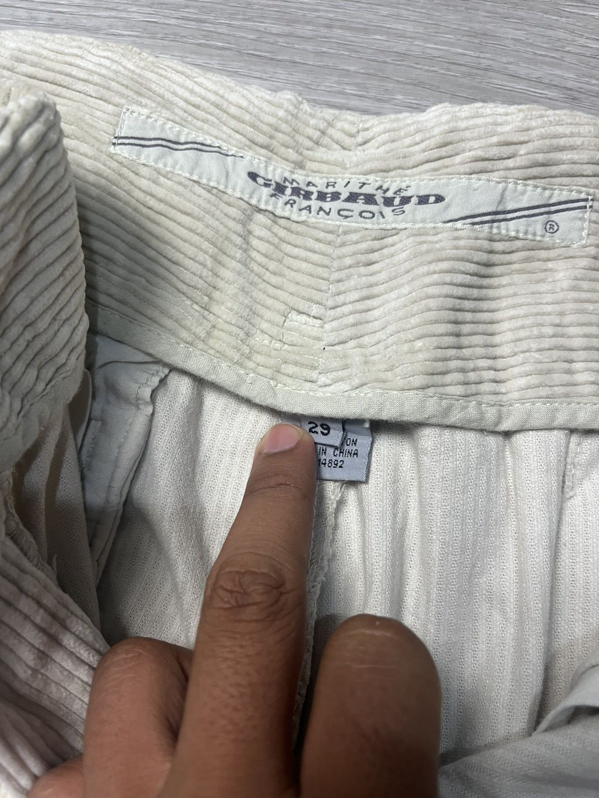 Marithe + Francois Girbaud Marithe Francois Girbaud Corduroy Pants Size US 31 - 6 Thumbnail