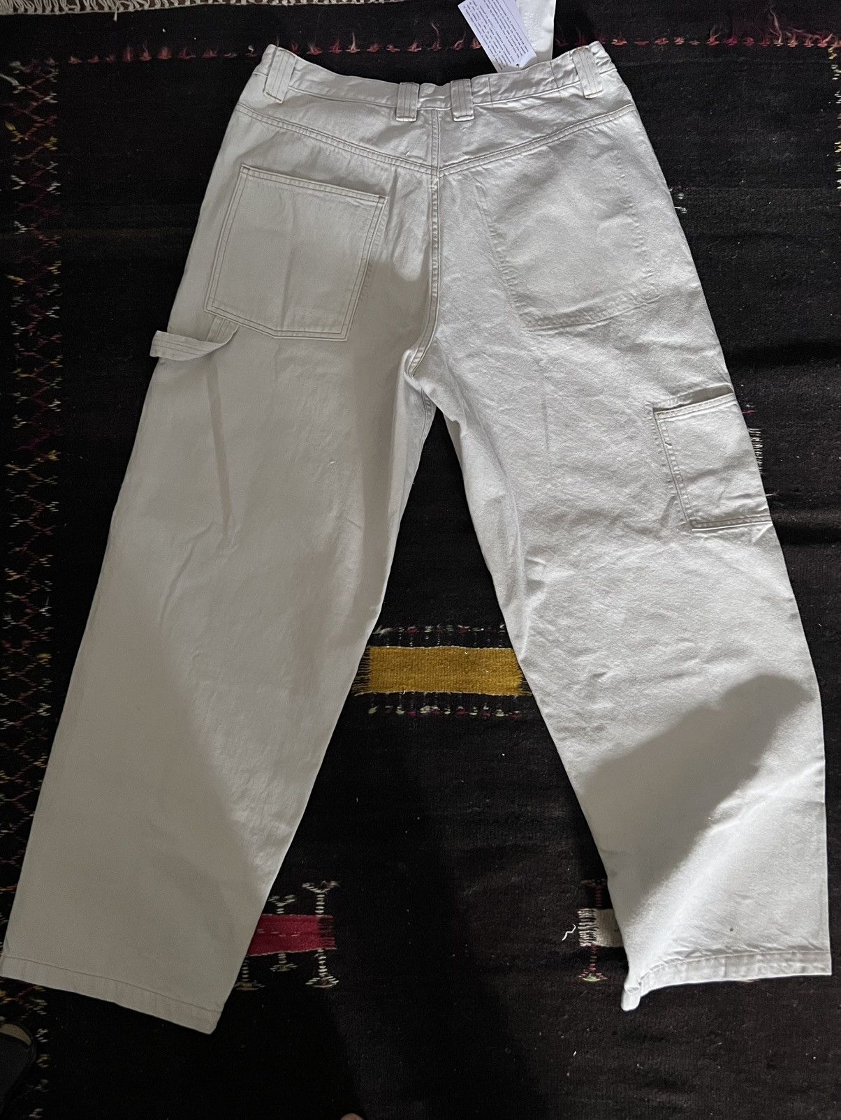 Maison Margiela $1.9k FW23 baggy cargo jeans w/ hand-painted details, 34, IT Size US 34 / EU 50 - 9 Thumbnail