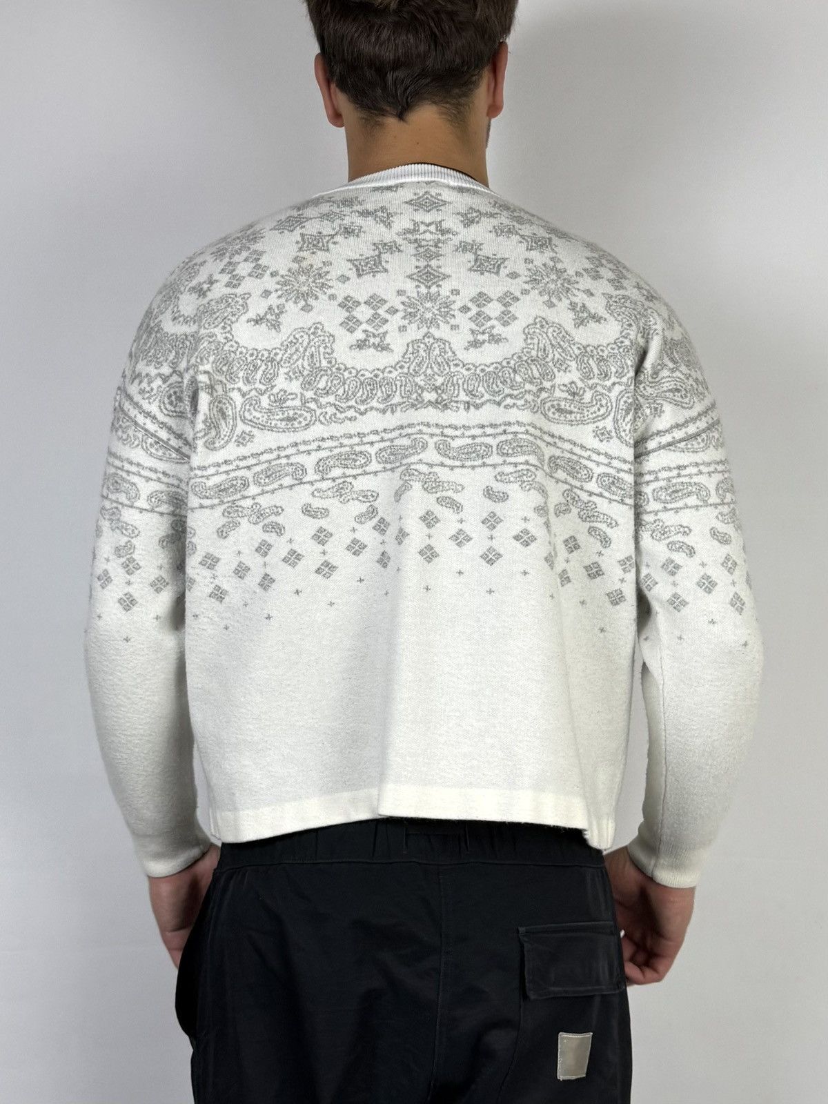Takeo Kikuchi Takeo Kikuchi Paisley Bandana wool oversize sweater pullover Size US S / EU 44-46 / 1 - 5 Thumbnail