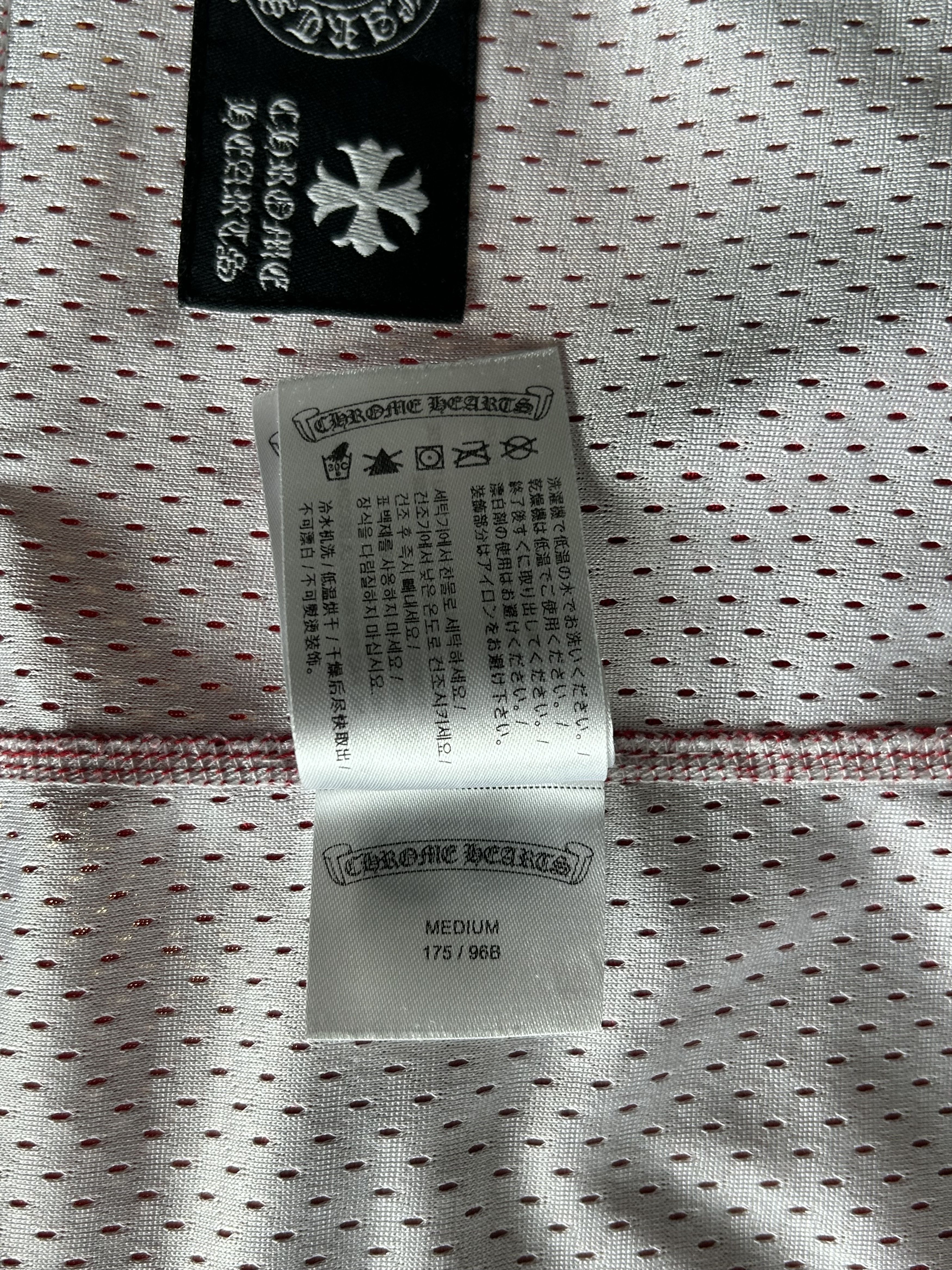Chrome Hearts Matty Boy Red & White Team Form Reversible Mesh Jersey Size US M / EU 48-50 / 2 - 7 Thumbnail