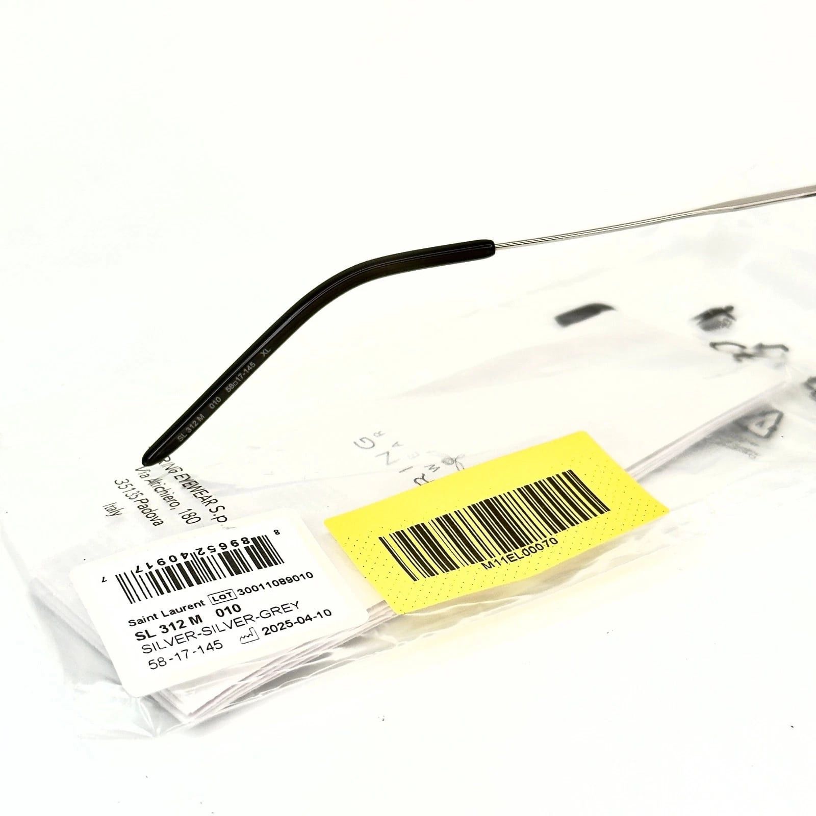 Yves Saint Laurent SAINT LAURENT YSL SL312M 010 Silver Sunglasses 312 Size ONE SIZE - 2 Thumbnail