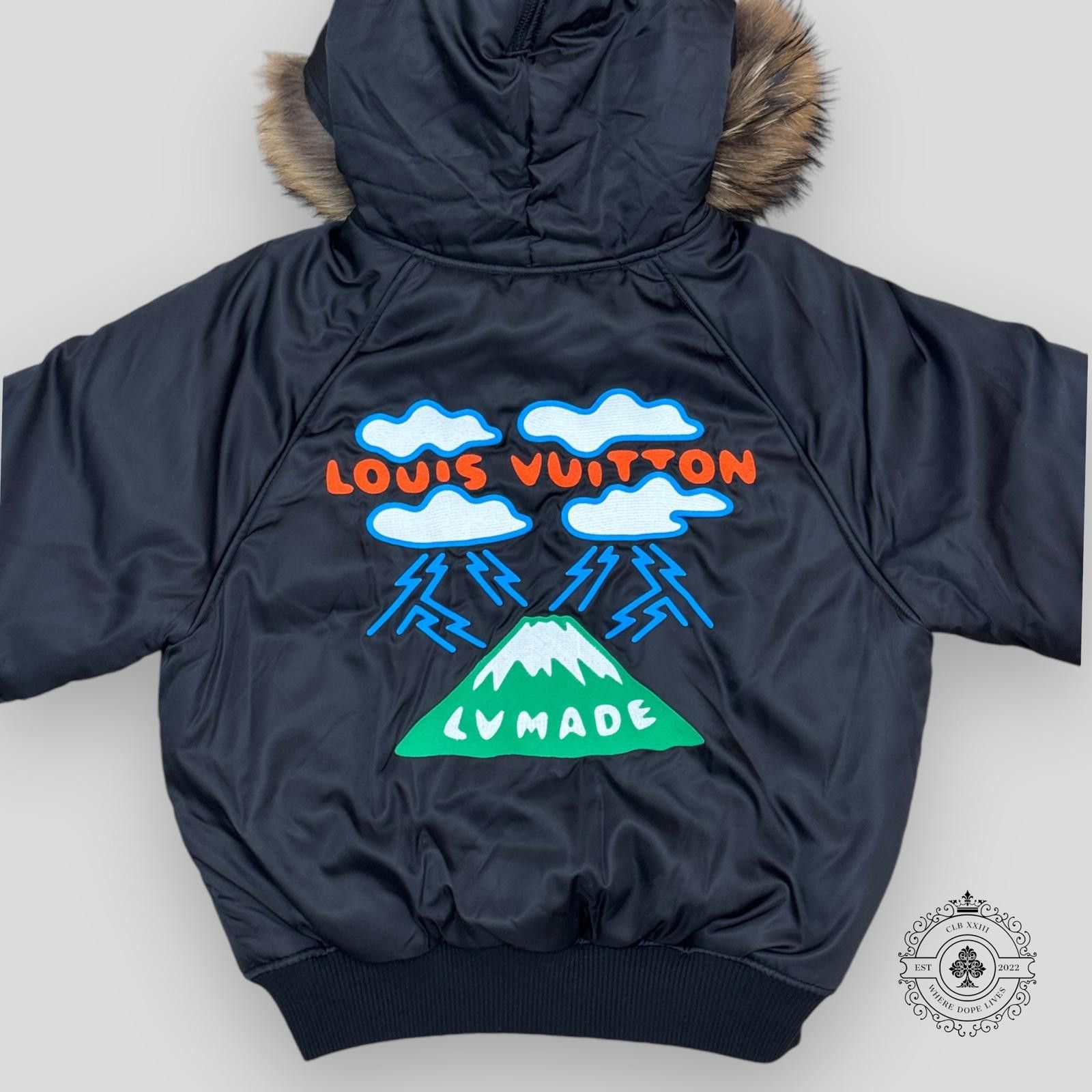 Louis Vuitton Louis Vuitton X Nigo Mountain Aviator Fur Hood Jacket Size US XL / EU 56 / 4 - 3 Thumbnail