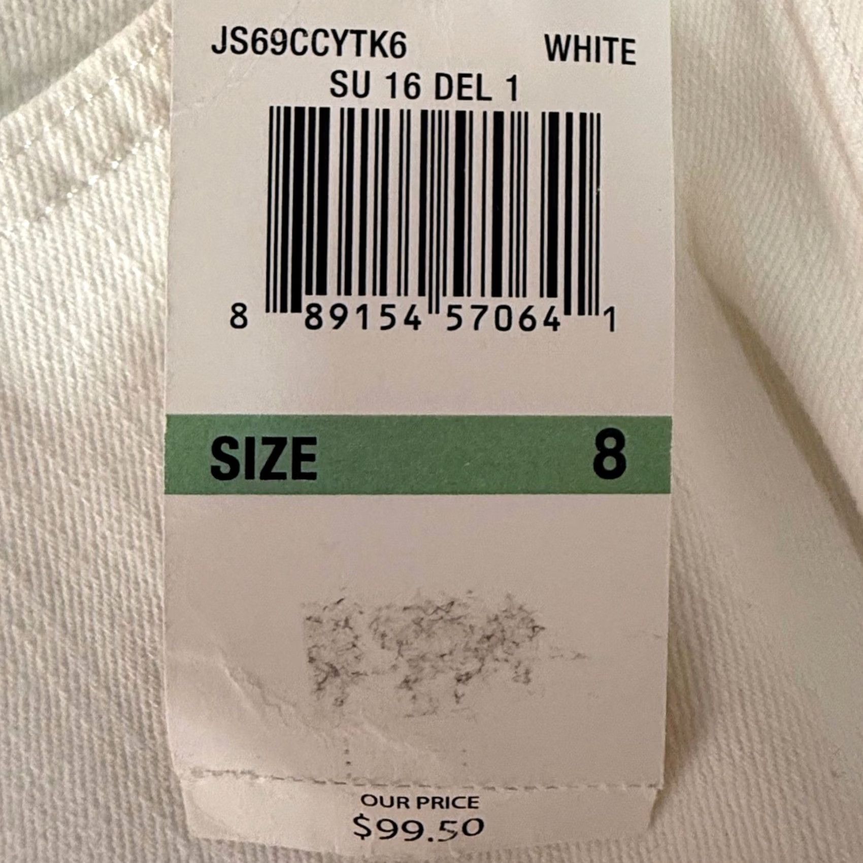 Michael Kors Michael Kors Izzy Skinny Jeans 8 White Gold Hardware Designer JS69CCYTK6 Coastal Size 30" / US 8 / IT 44 - 6 Thumbnail