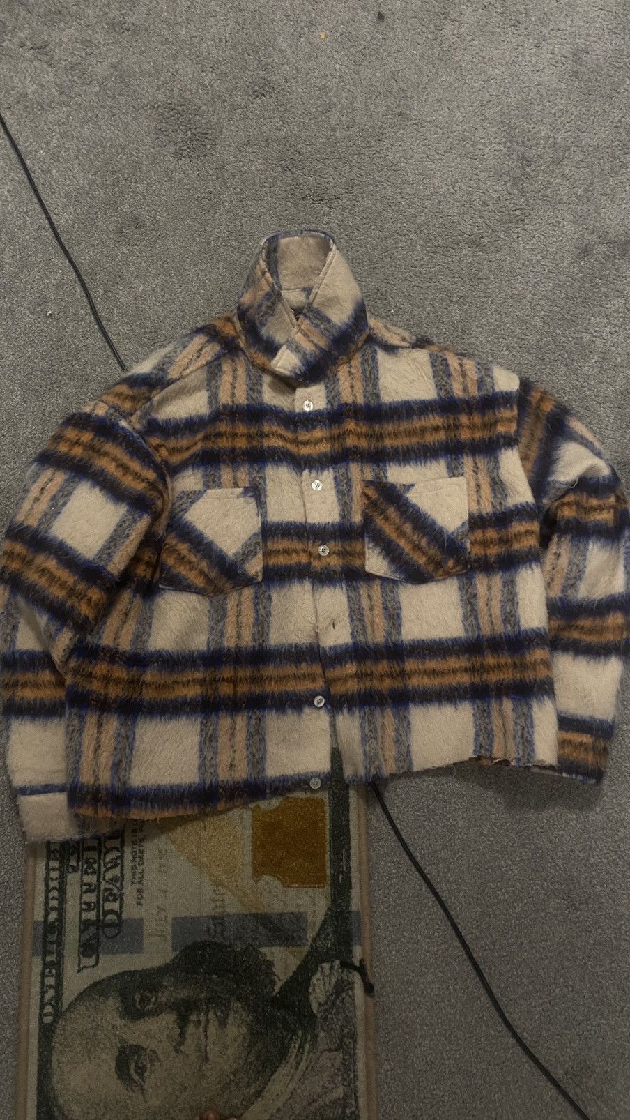 Flannel × Marni × Vintage Vintage Cropped Flannel Size US XL / EU 56 / 4 - 2 Thumbnail