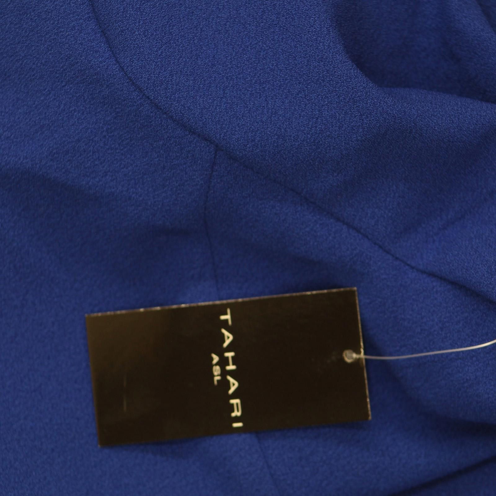 Other Nwt Tahari Asl Trim Shift Dress Dam625-t4 Cobalt Blue 10 Size L / US 10 / IT 46 - 3 Thumbnail