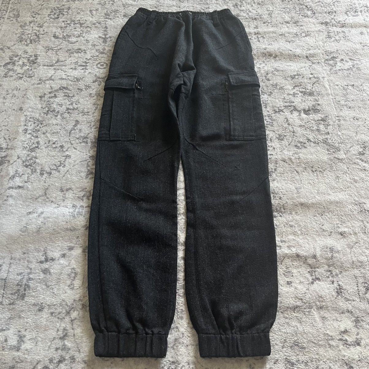 Undercover Undercover AW05 Lightning Bolt Wool Knit Cargo Sweatpants Size US 28 / EU 44 - 1 Thumbnail