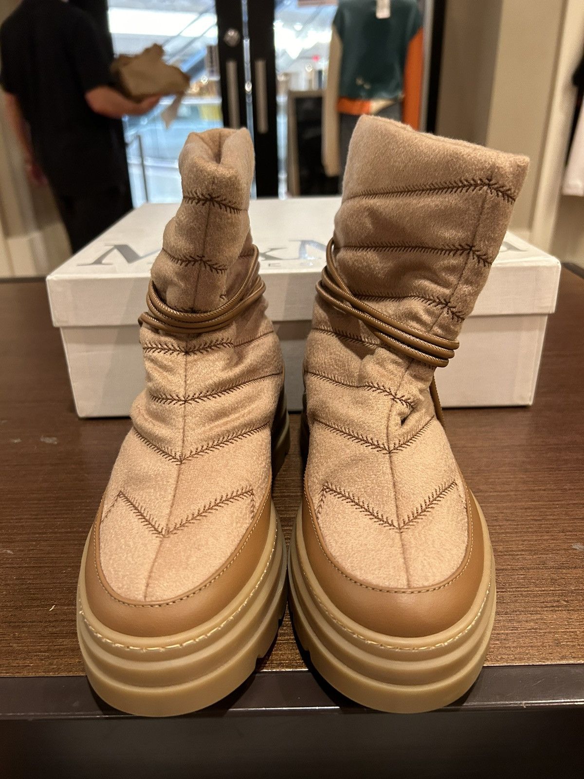 Max Mara Max Mara ‘Haze’ Boots Size US 7.5 / IT 37.5 - 5 Thumbnail