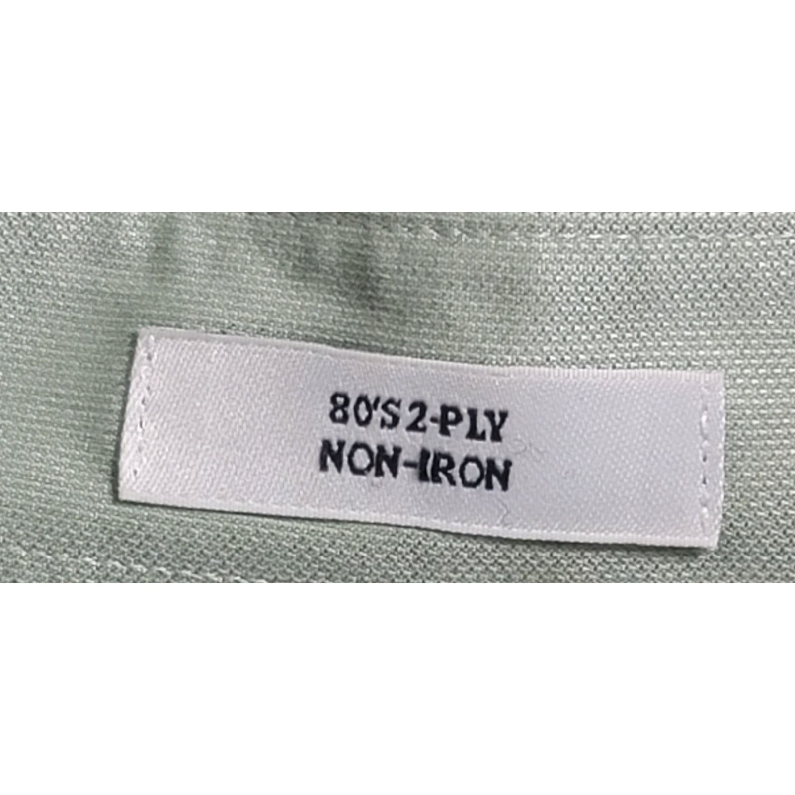 Other Joseph & Feiss Green 80's 2 Ply Button Up Shirt 15 34 35 Size US M / EU 48-50 / 2 - 3 Thumbnail