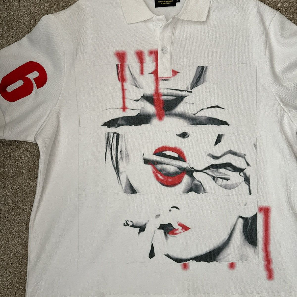 Droland Miller Drolandmiller RED Kills Polo Size US XL / EU 56 / 4 - 2 Thumbnail