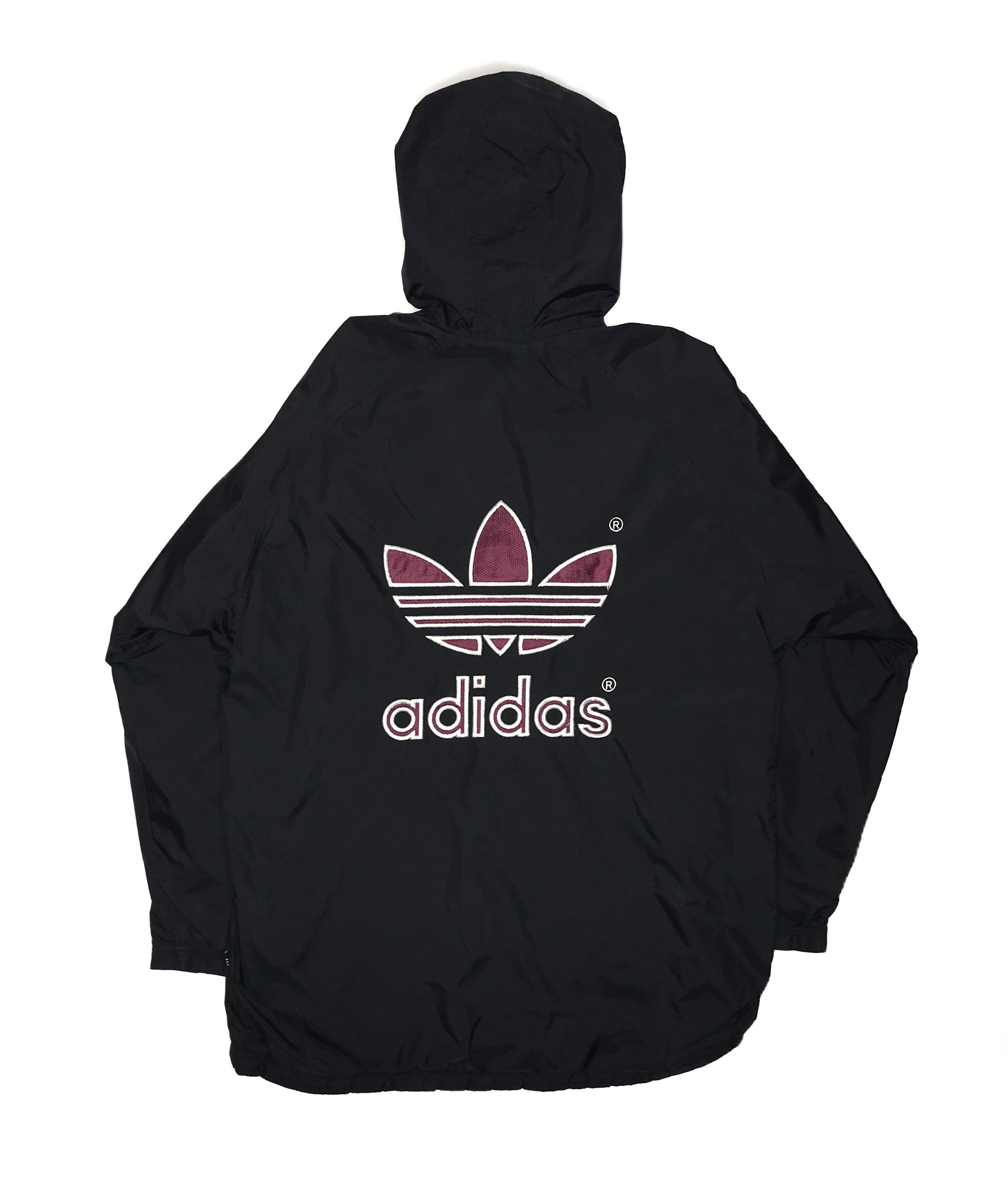 Adidas Adidas Vintage 90s Zip Jacket Big Logo Trefoil Size US S / EU 44-46 / 1 - 1 Thumbnail