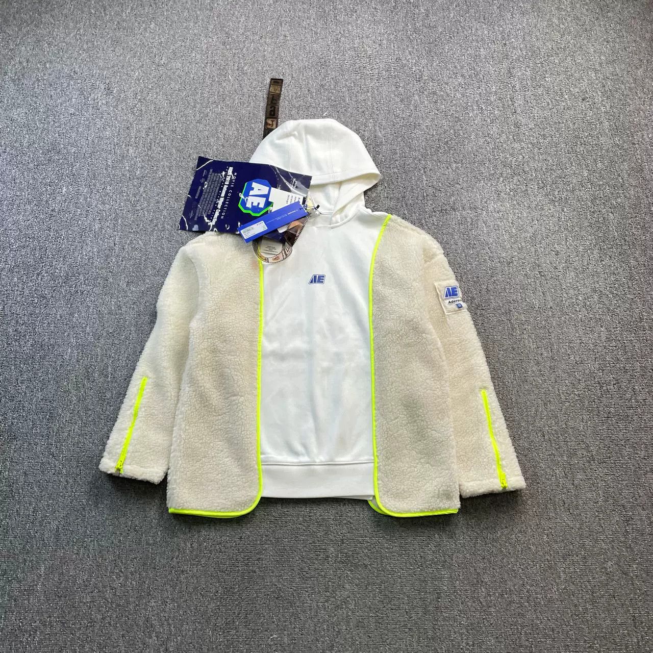Ader Error ADER ERROR Fleece Panel Hoodie Size US M / EU 48-50 / 2 - 1 Thumbnail