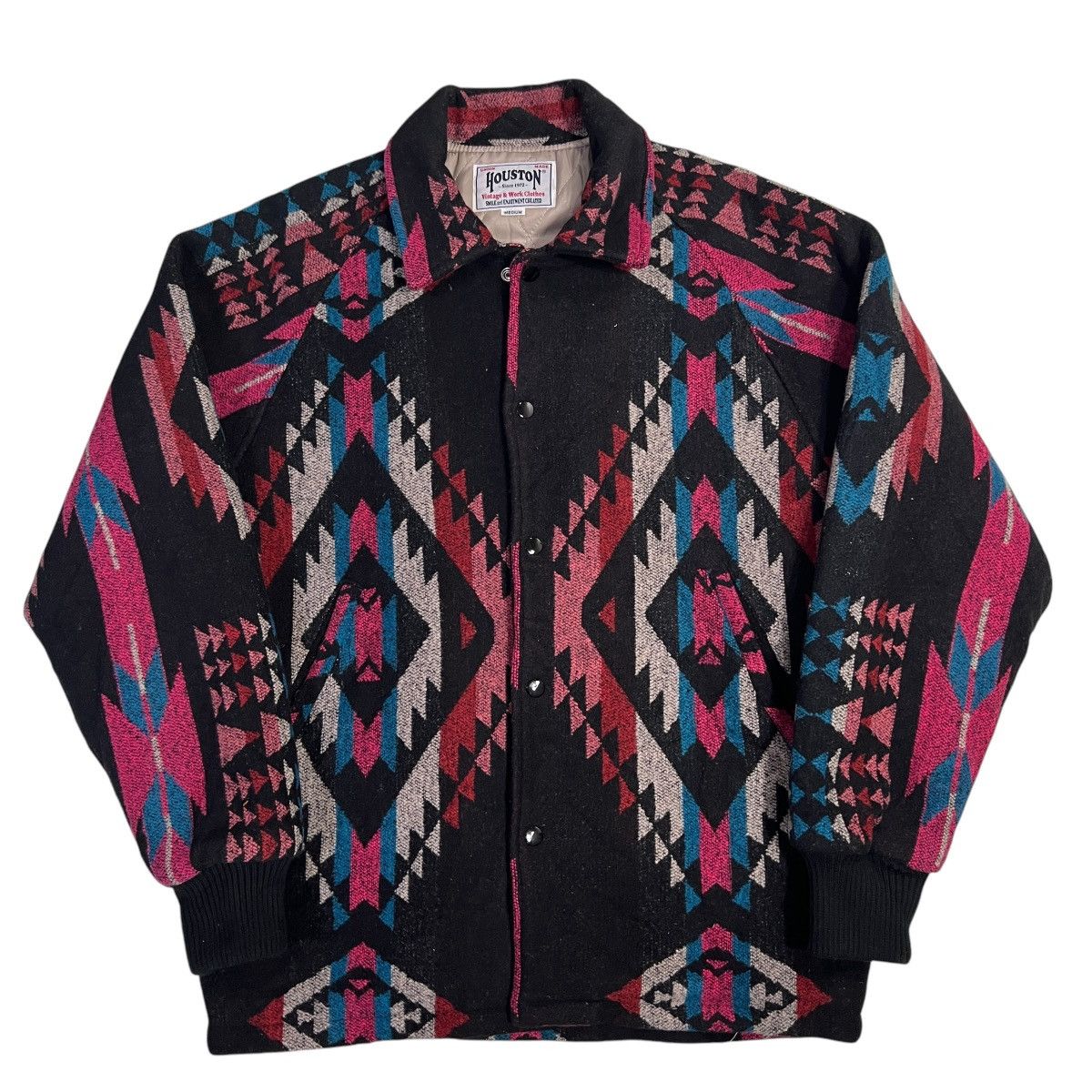Japanese Brand Vintage Houston Union Made Navajo Aztec Native Motive Jacket Size US M / EU 48-50 / 2 - 1 Thumbnail