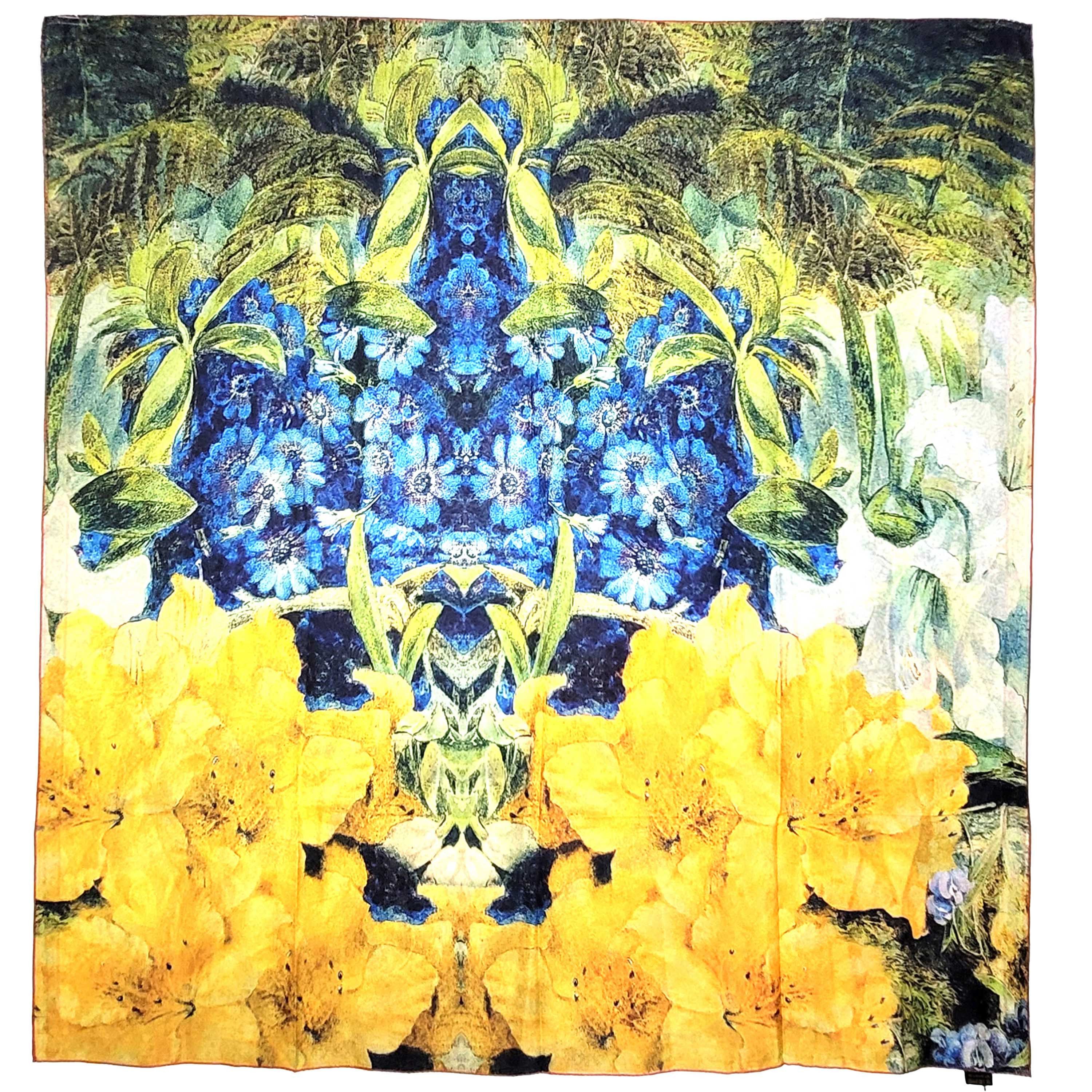 Other NWT Double Sided Silk Scarf 52"x52" Large Square Wrap 3206 Size ONE SIZE - 2 Thumbnail