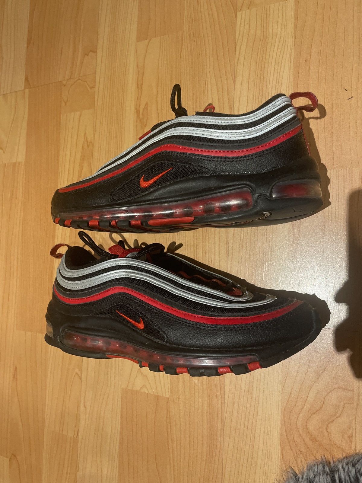 Nike Nike Air Max 97 Black/Red Size US 10.5 / EU 43-44 - 1 Thumbnail
