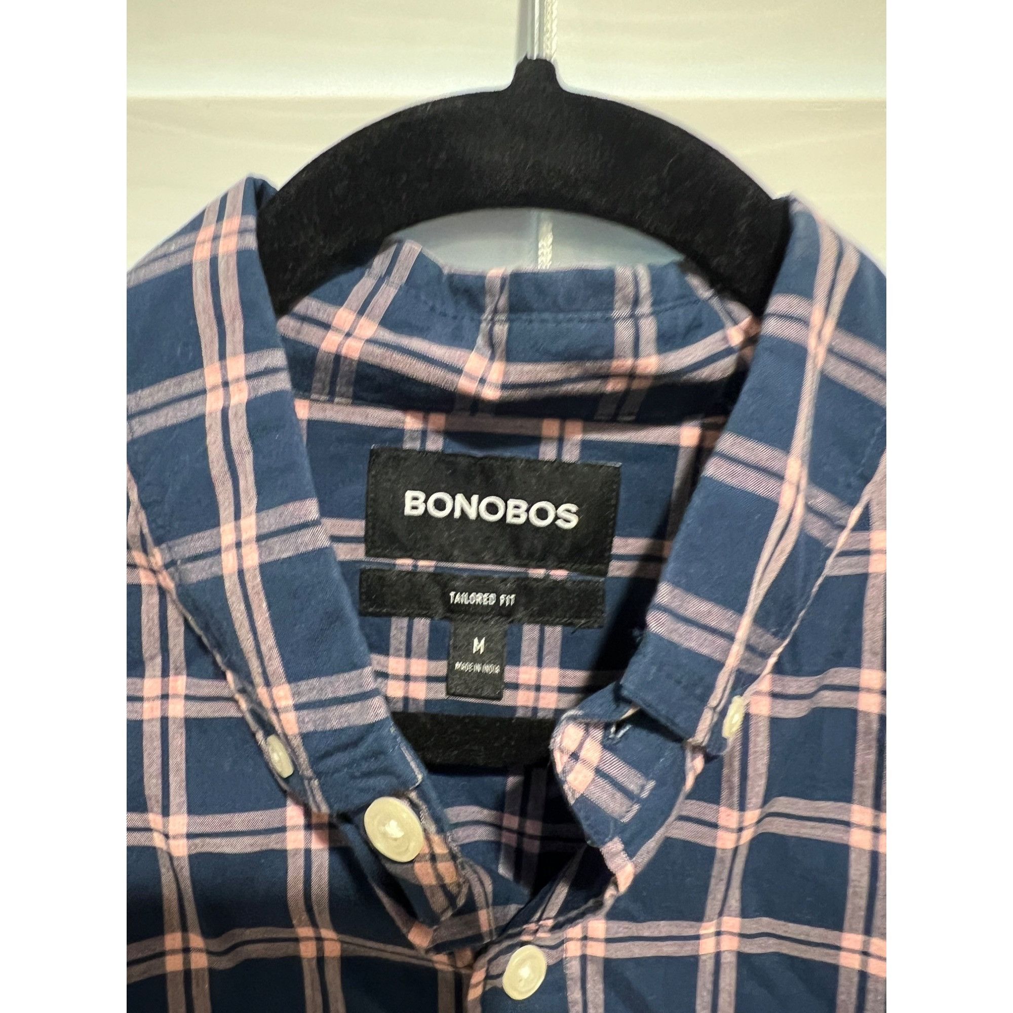 Bonobos Bonobos Tailored Fit Long Sleeve Button Up Shirt - Size M Size US M / EU 48-50 / 2 - 2 Thumbnail