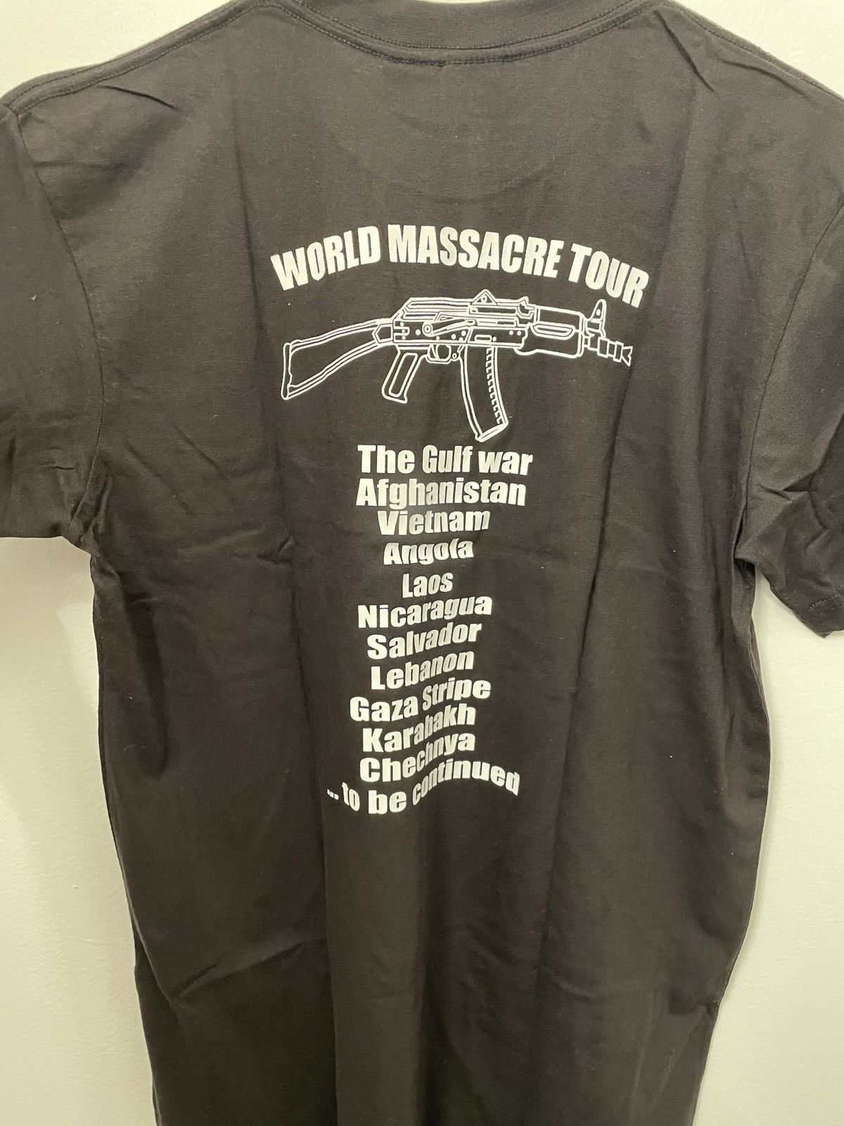 Japanese Brand × Vintage 🔥Vintage Military Ak47 Graphic Tshirts 🔥 Size US L / EU 52-54 / 3 - 4 Thumbnail