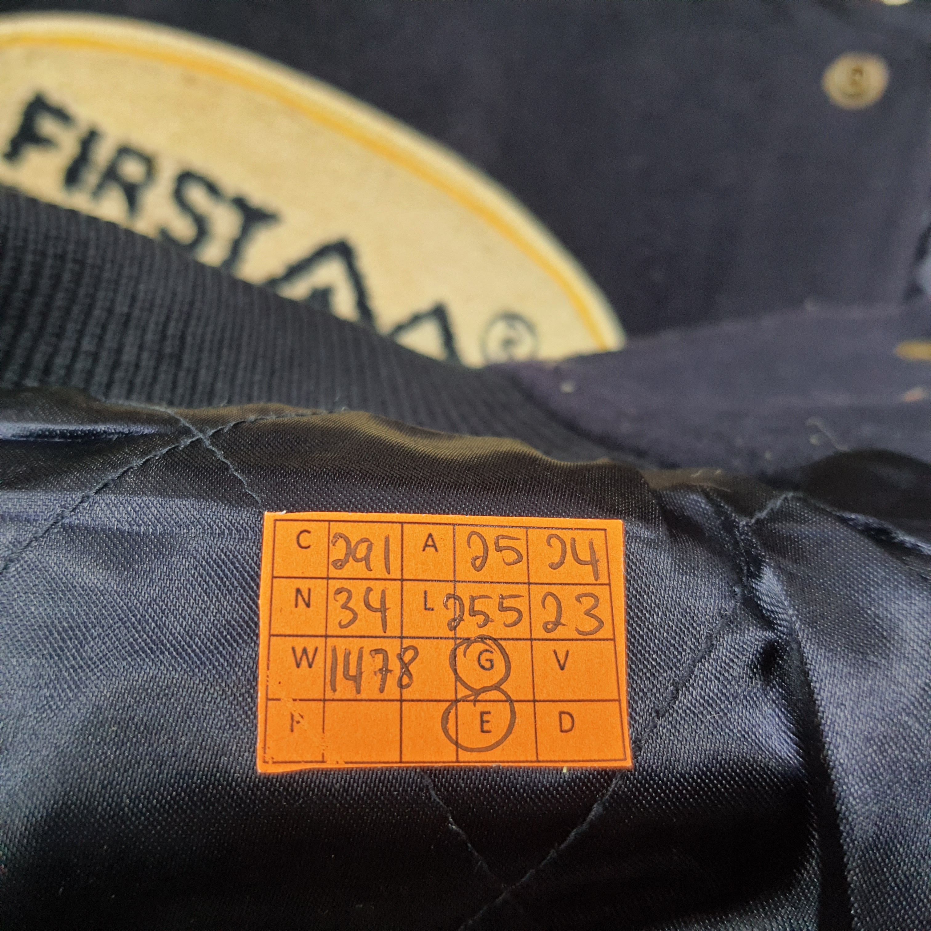 Vintage Vintage First Down Exploration USA Letterman Jacket C291N34 Size US L / EU 52-54 / 3 - 15 Thumbnail