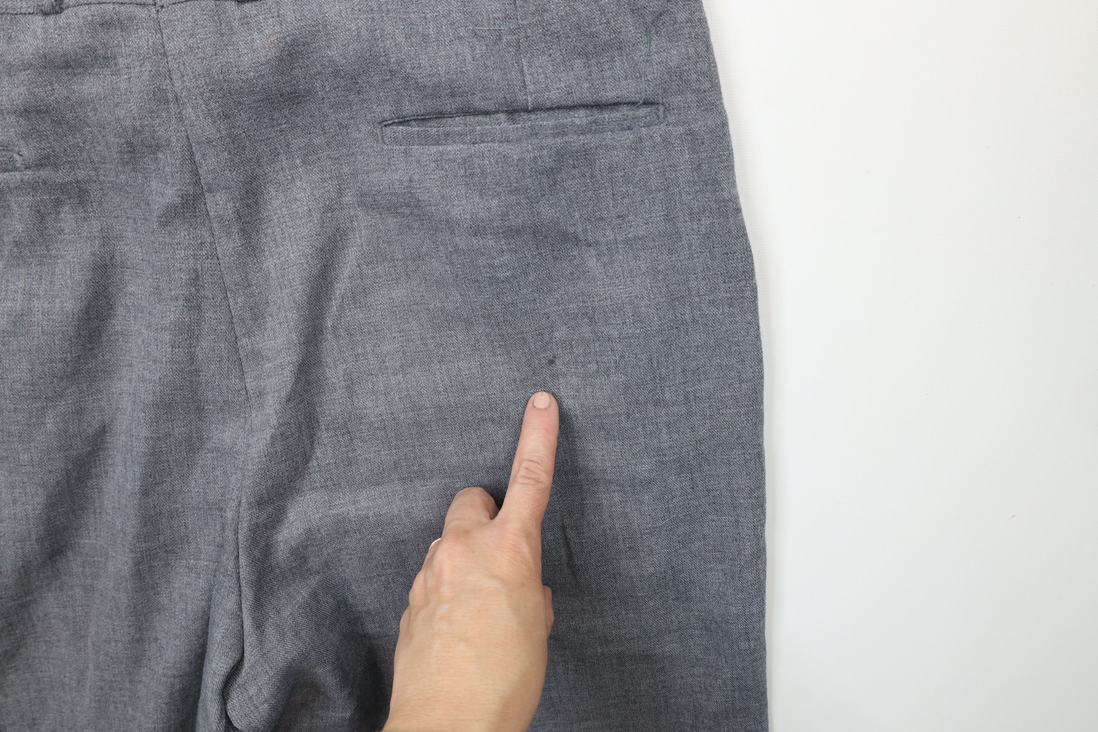Vintage Vintage 70s Streetwear Wide Leg Bell Bottoms Pants Gray Size US 34 / EU 50 - 10 Thumbnail