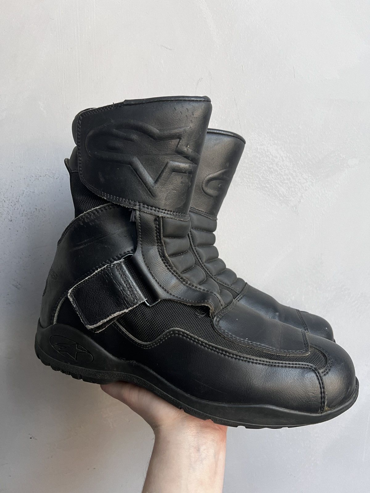 Alpinestars Vintage moto Alpinestars boots balenciaga style leather 90s Size US 7.5 / EU 40-41 - 1 Thumbnail