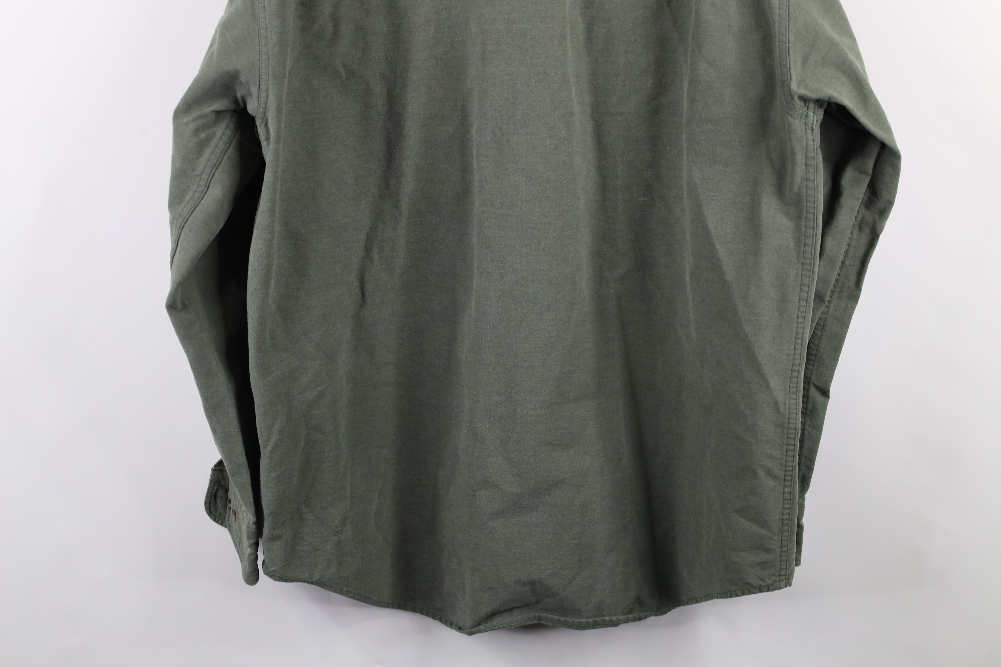 Cabelas × Vintage Vintage 90s Cabelas Cloth Collared Button Shirt Green Size US XL / EU 56 / 4 - 10 Thumbnail