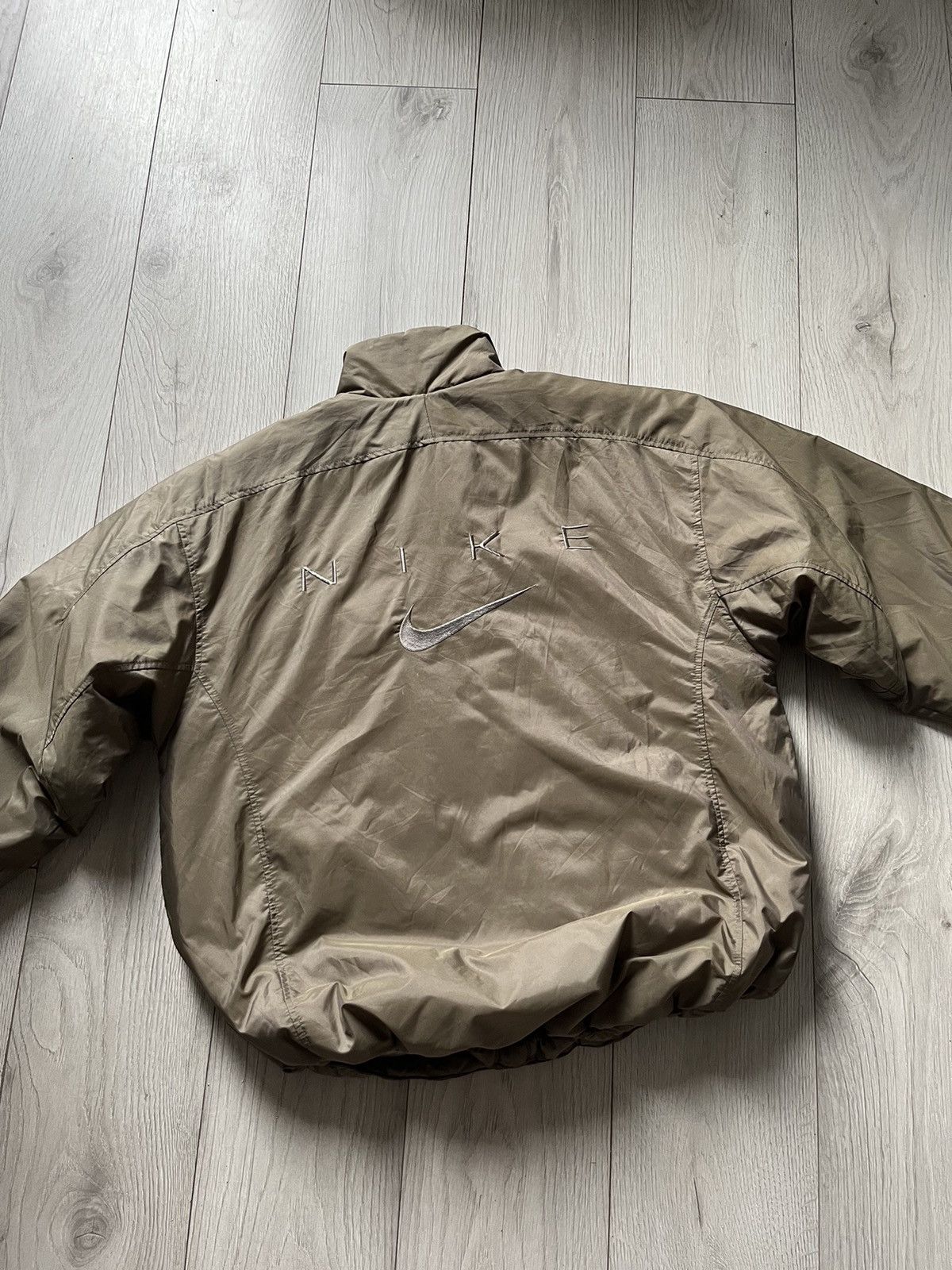 image of 90's Nike Nylon Boxy Jacket Skate Streetwear in Brown, Men's (Size Large)