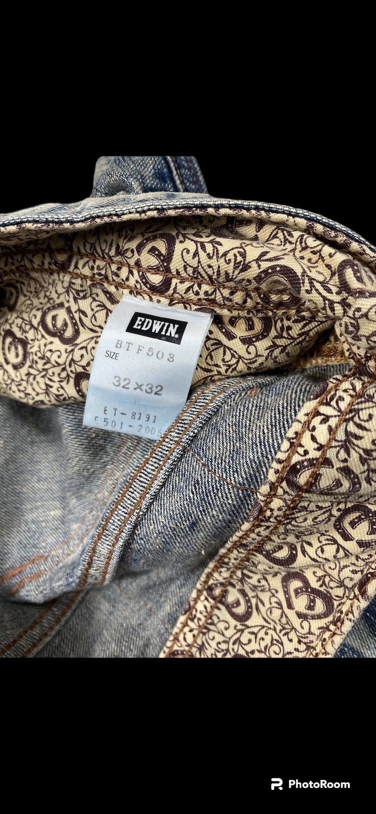 Edwin × Hysteric Glamour Very Stylish Distressed Acidwash Denim By Edwin Size US 34 / EU 50 - 6 Thumbnail