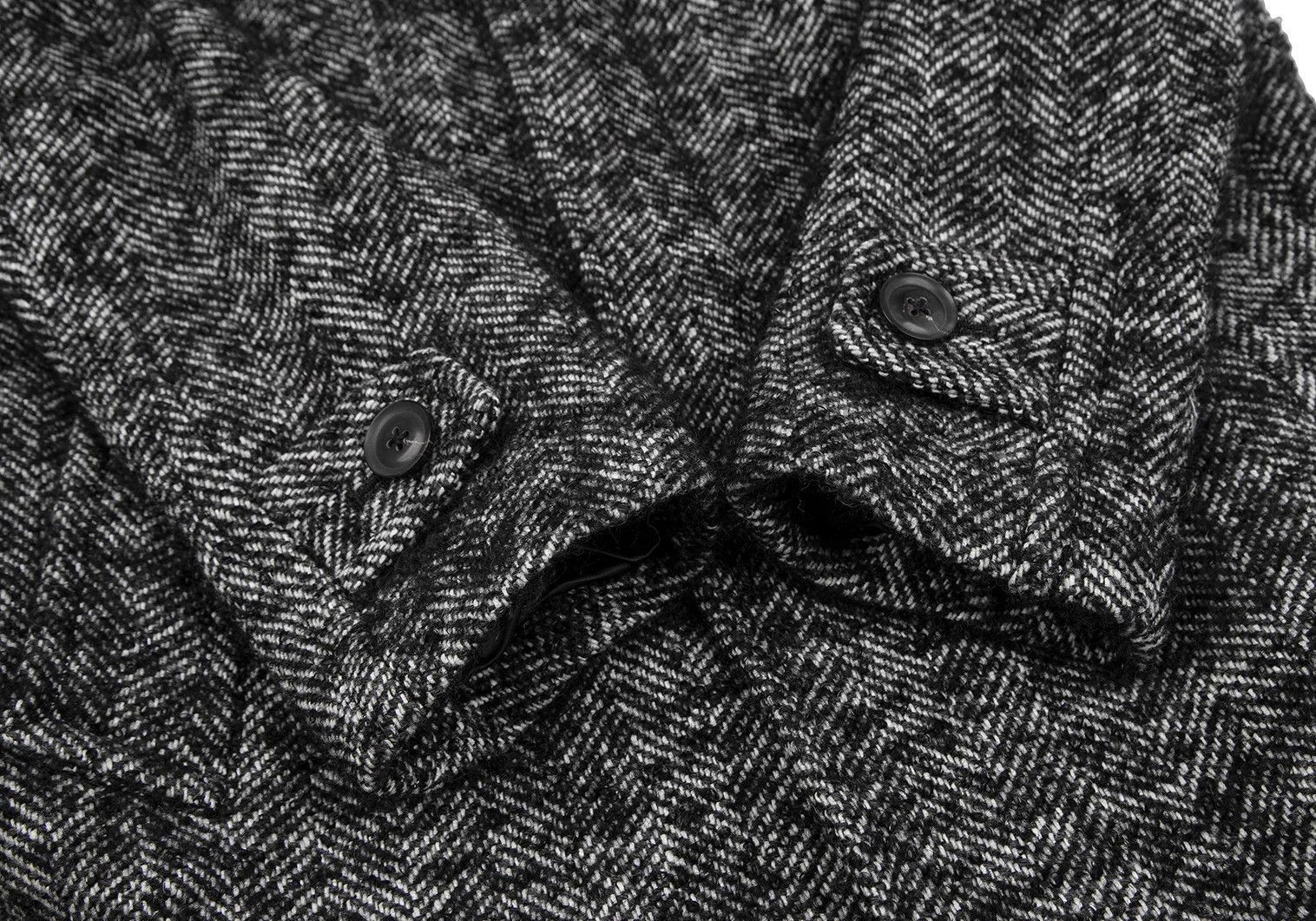 Kolor Mohair Blend Loop T Coat in Black Gray 1 Size US S / EU 44-46 / 1 - 7 Thumbnail