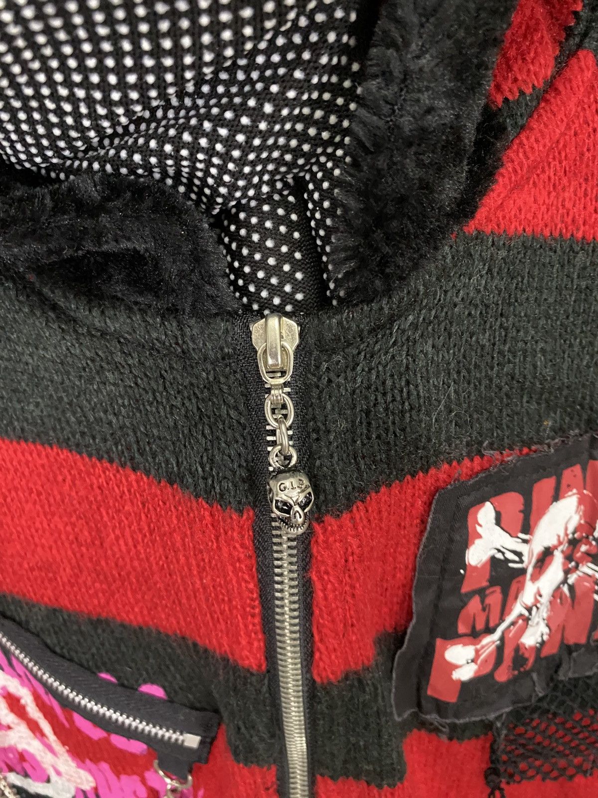GOSTAR DE FUGA × If Six Was Nine × Seditionaries Gothic louta and punk knit hoodie inspired japanase punks Size US M / EU 48-50 / 2 - 7 Thumbnail