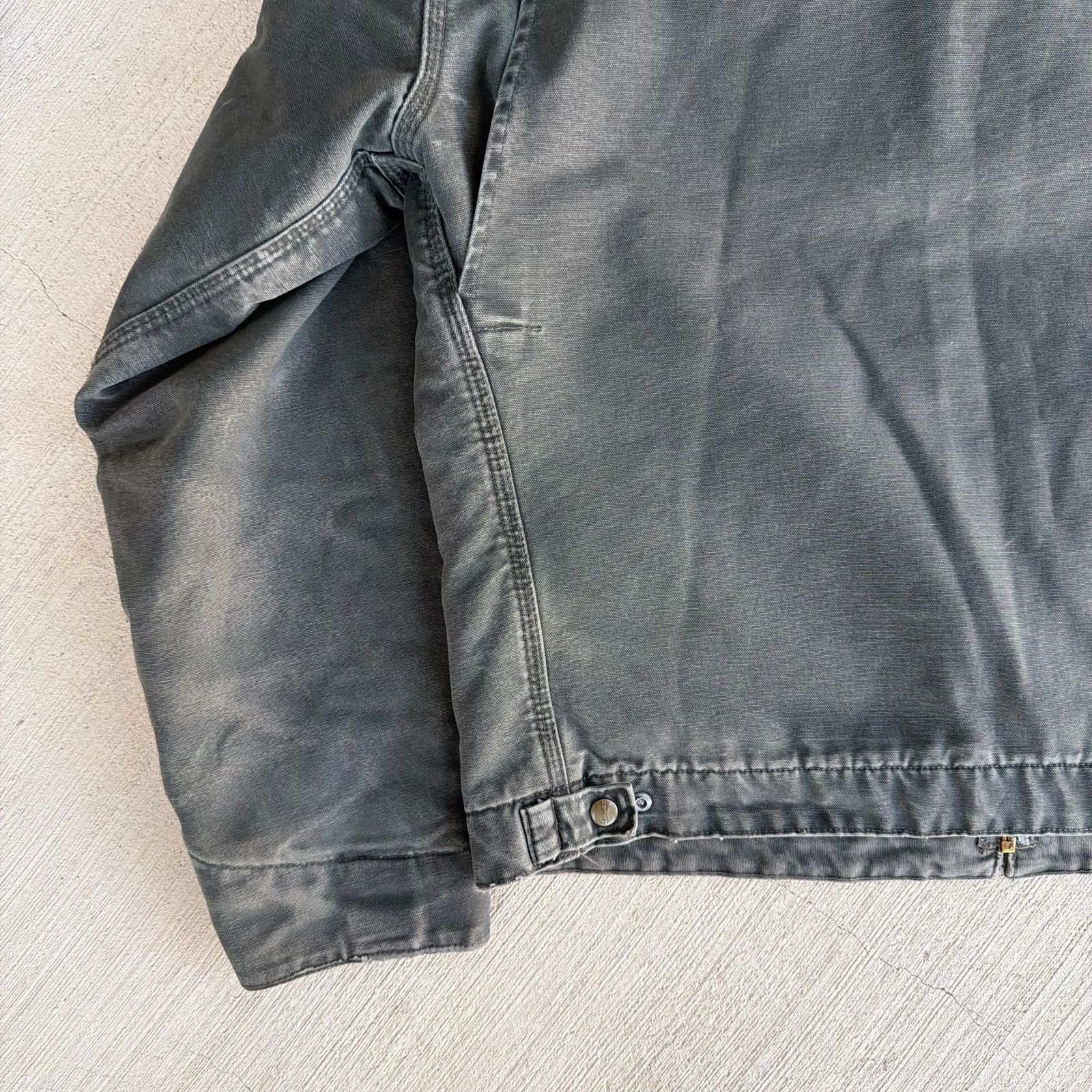 Carhartt × Vintage Carhartt faded MOS green Detroit work wear jacket Size US XL / EU 56 / 4 - 7 Thumbnail