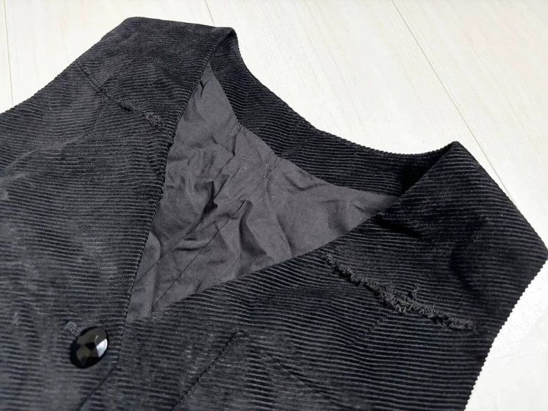 Number (N)ine Number (N)ine08aw wool-edged corduroy vest 2503-Nextarrow Size US XS / EU 42 / 0 - 3 Thumbnail