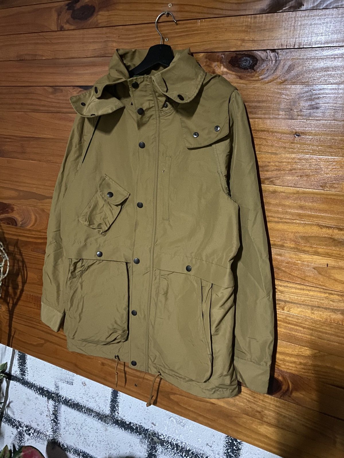 Japanese Brand Vintage-Style Yamawaki Gloster Field Jacket – Tan Hooded Size US M / EU 48-50 / 2 - 4 Thumbnail