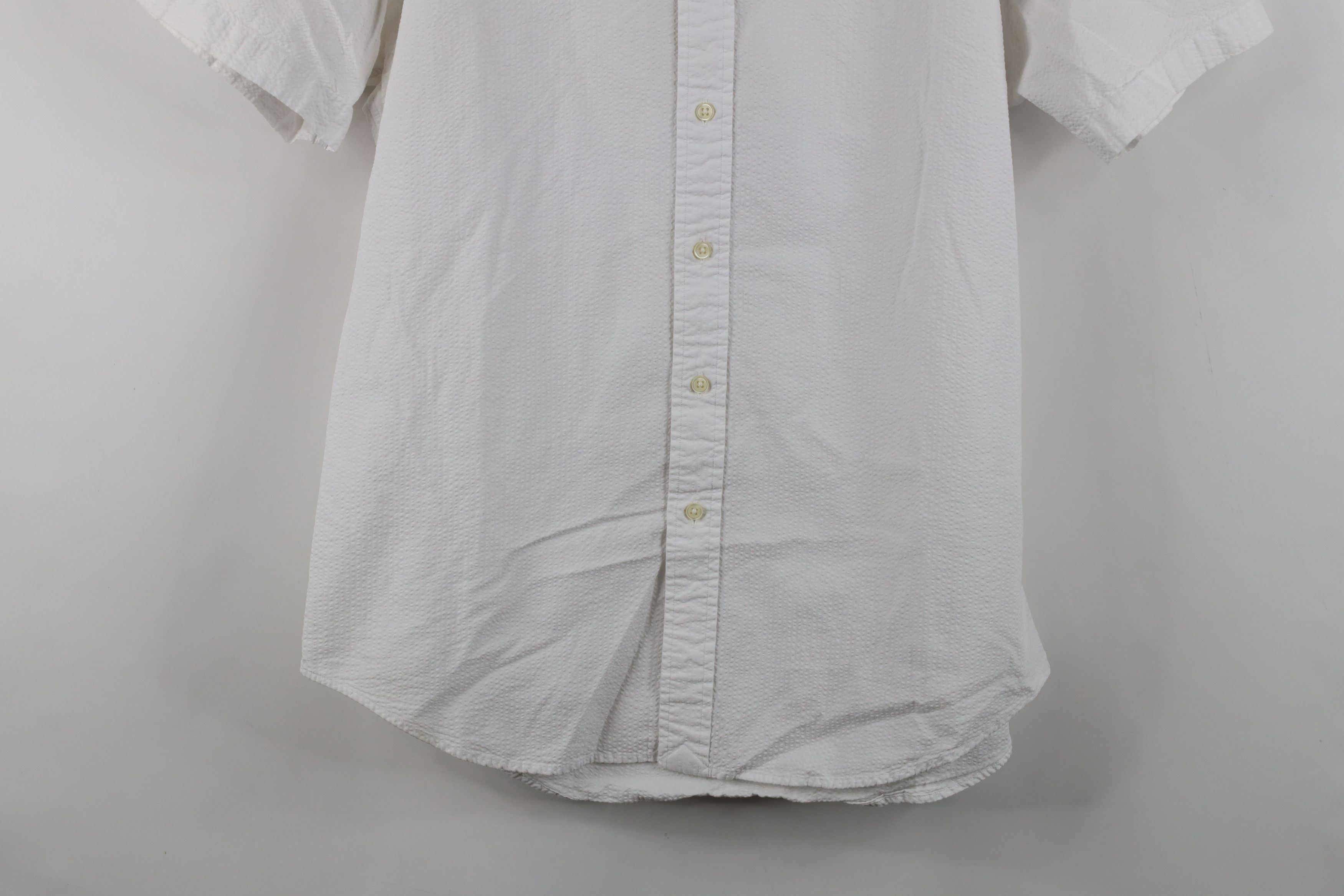 Polo Ralph Lauren Vintage Ralph Lauren Short Sleeve Button Down Shirt White Size US M / EU 48-50 / 2 - 3 Thumbnail