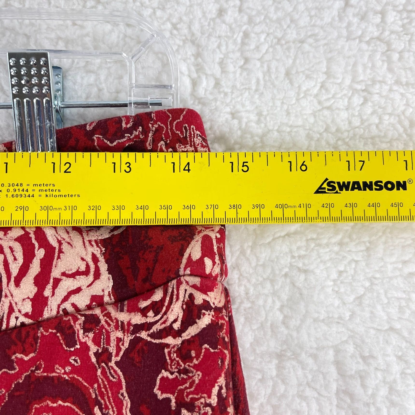 Soft Surroundings Soft Surroundings Red Floral Ponte Straight Leg Pants Womens Pull On Size Small Size 28" / US 6 / IT 42 - 6 Thumbnail