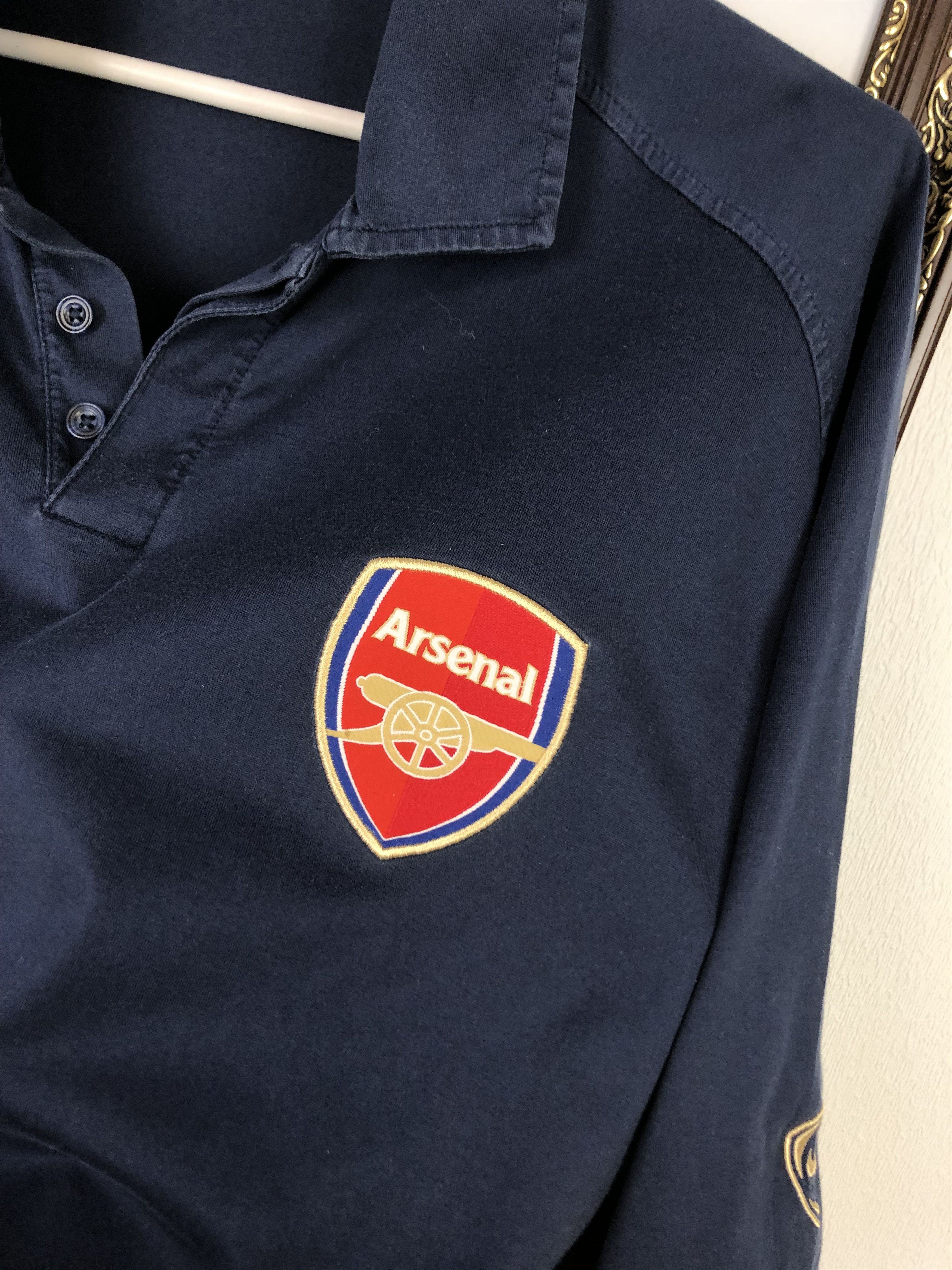 Nike Vintage Nike Arsenal o2 Football Shirt Soccer Train Polo Size US XL / EU 56 / 4 - 3 Thumbnail