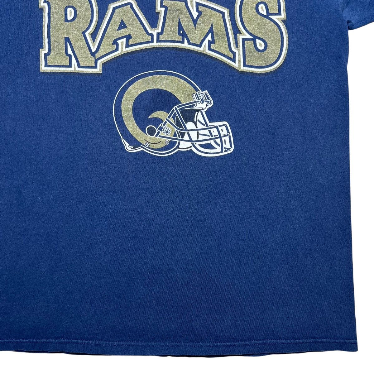 NFL × Vintage Vintage 1990s NFL St. Louis Rams Spell Out 3D Graphic Tee Size US XL / EU 56 / 4 - 8 Thumbnail