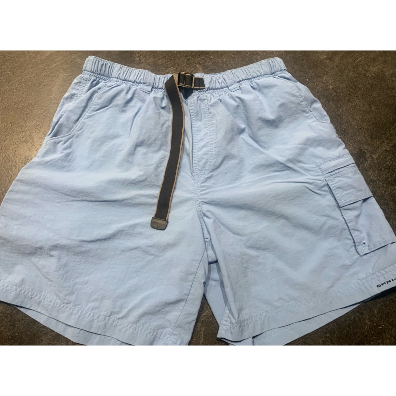 Vintage Columbia Mens Blue Trunks Large Fishing Shorts Size US 33 - 2 Thumbnail