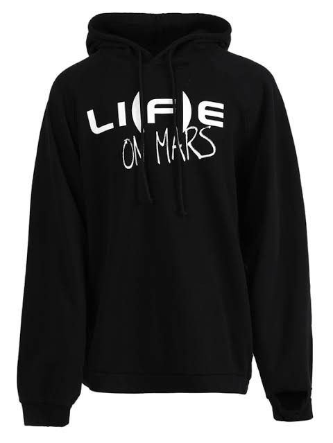 Raf Simons “Life on Mars” Printed Hoodie – Size S Oversized