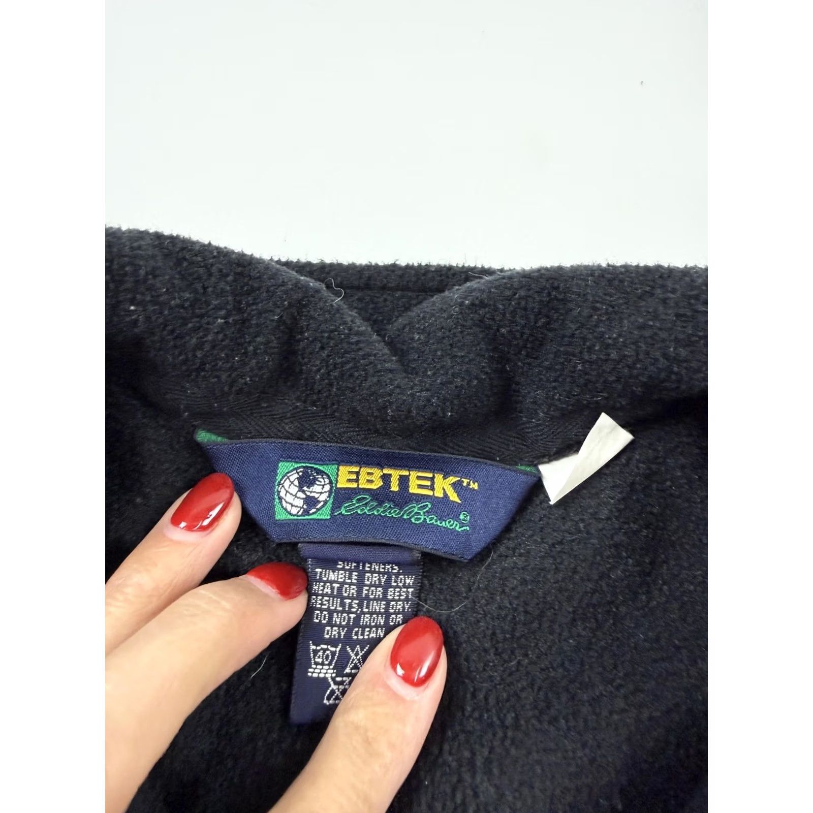 Eddie Bauer Eddie Bauer EBTEK Coverall Womens M Black Fleece Zip Long Sleeve One Piece Size M / US 6-8 / IT 42-44 - 4 Thumbnail