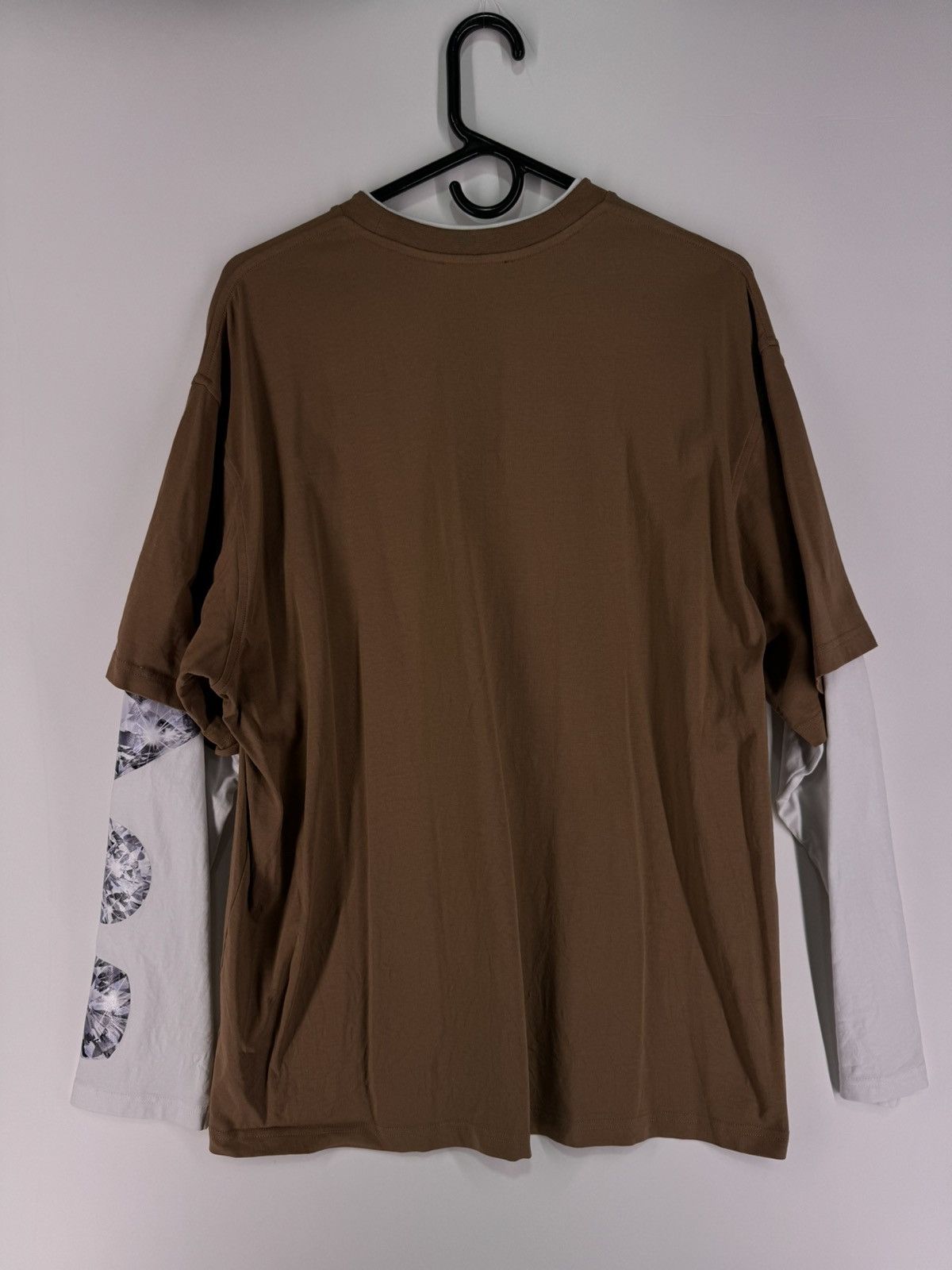 Acne Studios Acne Studios Brown Layered Diamonds Long-sleeve Tee Size US S / EU 44-46 / 1 - 2 Thumbnail