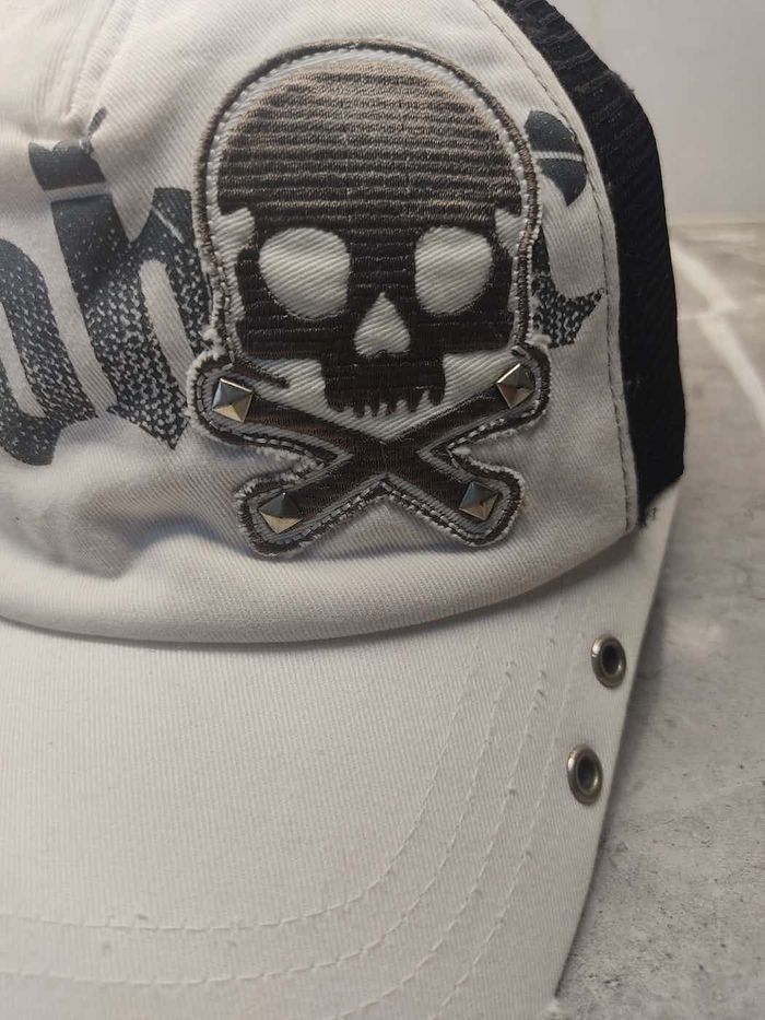 Japanese Brand Skulls By Dohc Distressed Style Cap Hat Size ONE SIZE - 4 Thumbnail