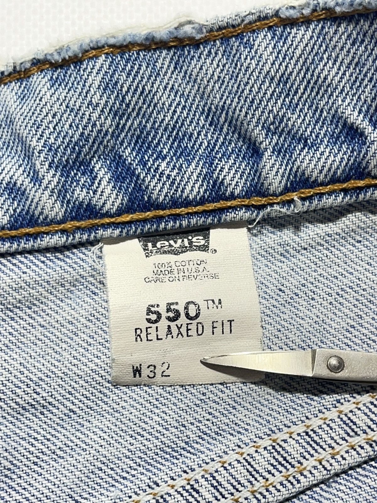 Levi's Vintage Levi’s 550 Relaxed Fit Jean Shorts Size US 32 / EU 48 - 20 Thumbnail
