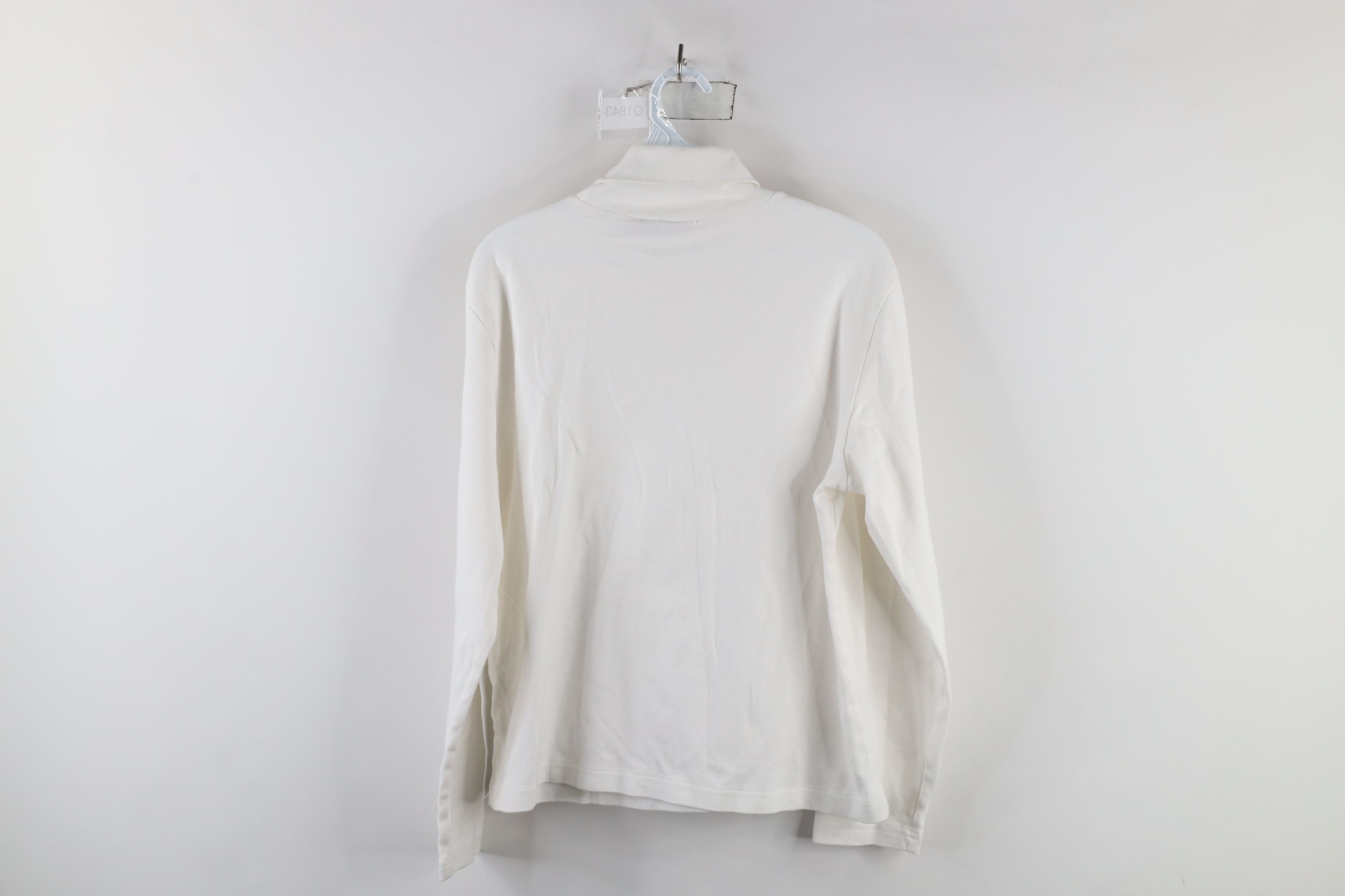 Vintage Vintage 90s Streetwear Pumpkin Turtleneck T-Shirt White Size M / US 6-8 / IT 42-44 - 8 Thumbnail