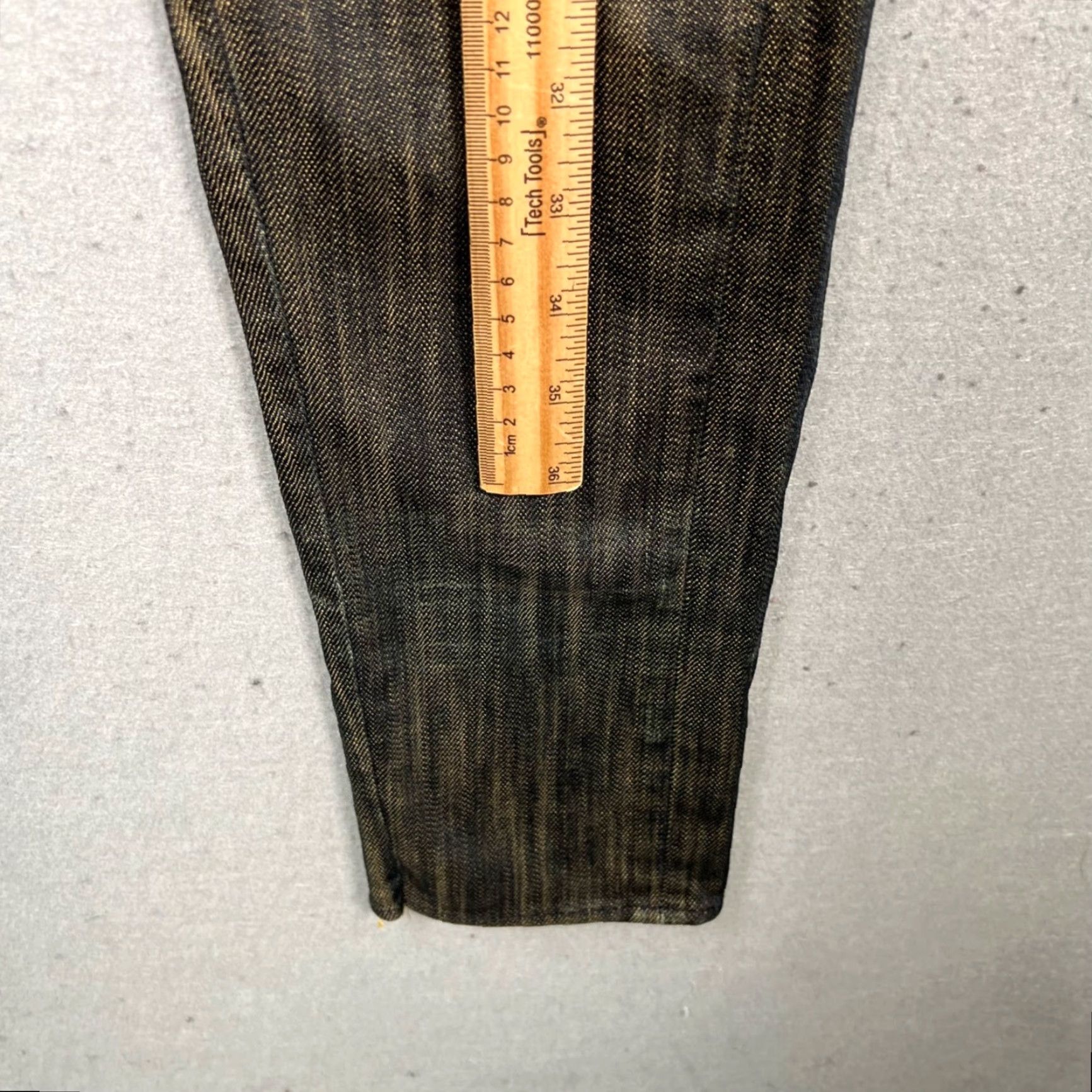 Vintage Rock & Republic Jeans Skinny Distressed Denim 29 Womens Slim 5-Pocket Blue Cotton Blend Inseam 36 Vintage: No Size 29" - 7 Thumbnail