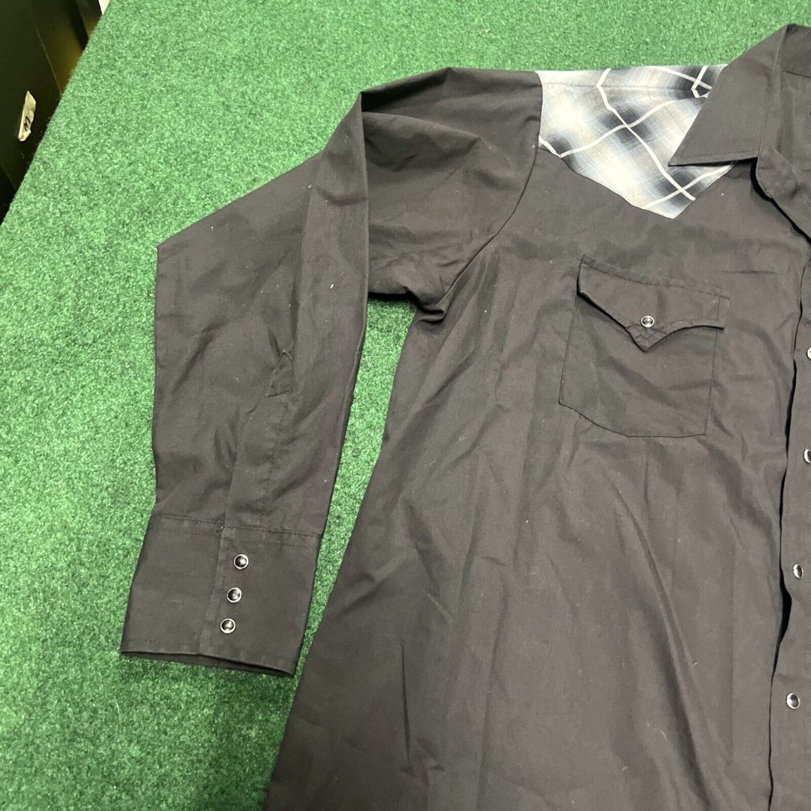 Vintage Vintage Plains Shirt Adult XL Western Wear Pearl Snap Cowboy Embroidered Mens Size US XL / EU 56 / 4 - 2 Thumbnail