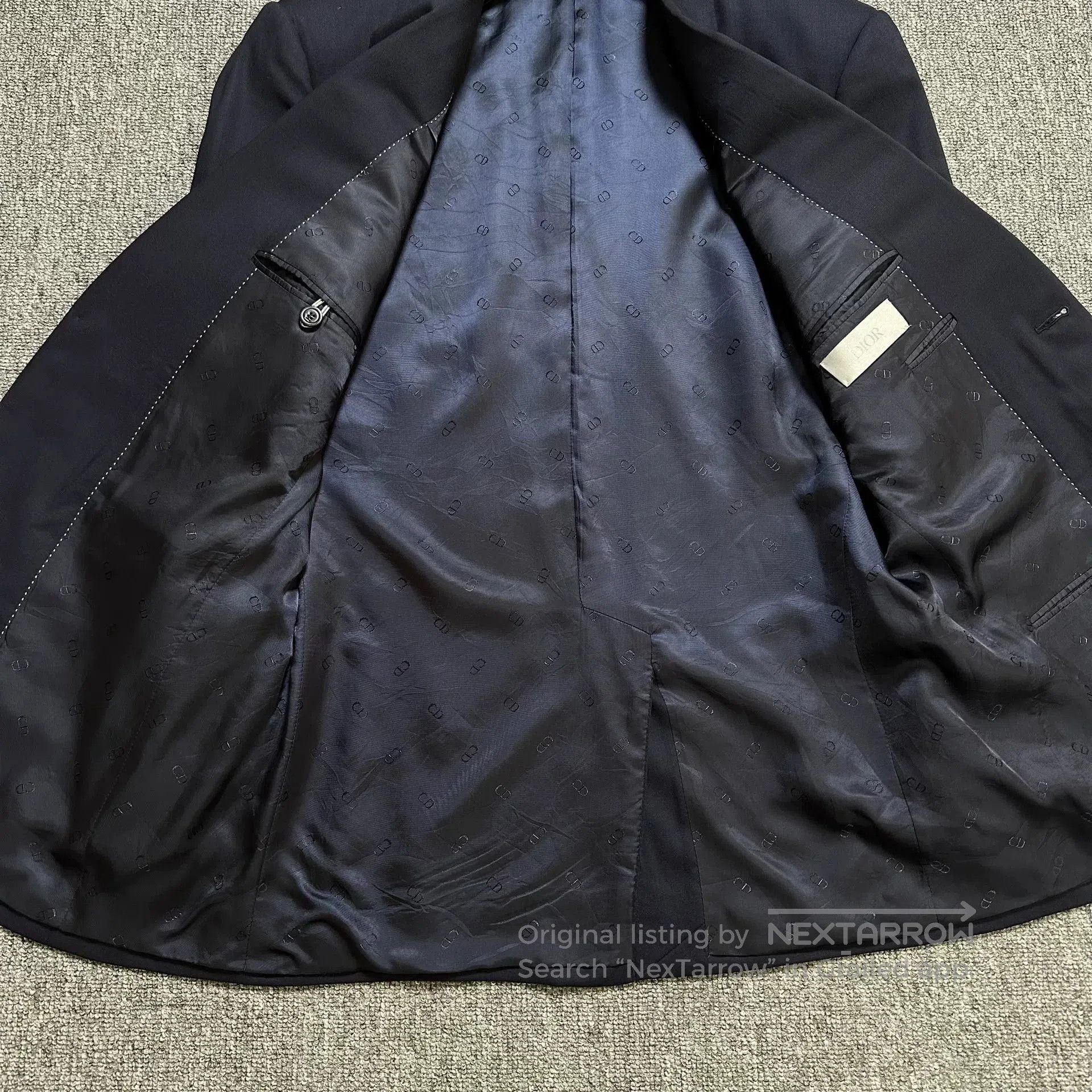 Dior Dior Navy Cashmere Suit Set. Size US L / EU 52-54 / 3 - 4 Thumbnail