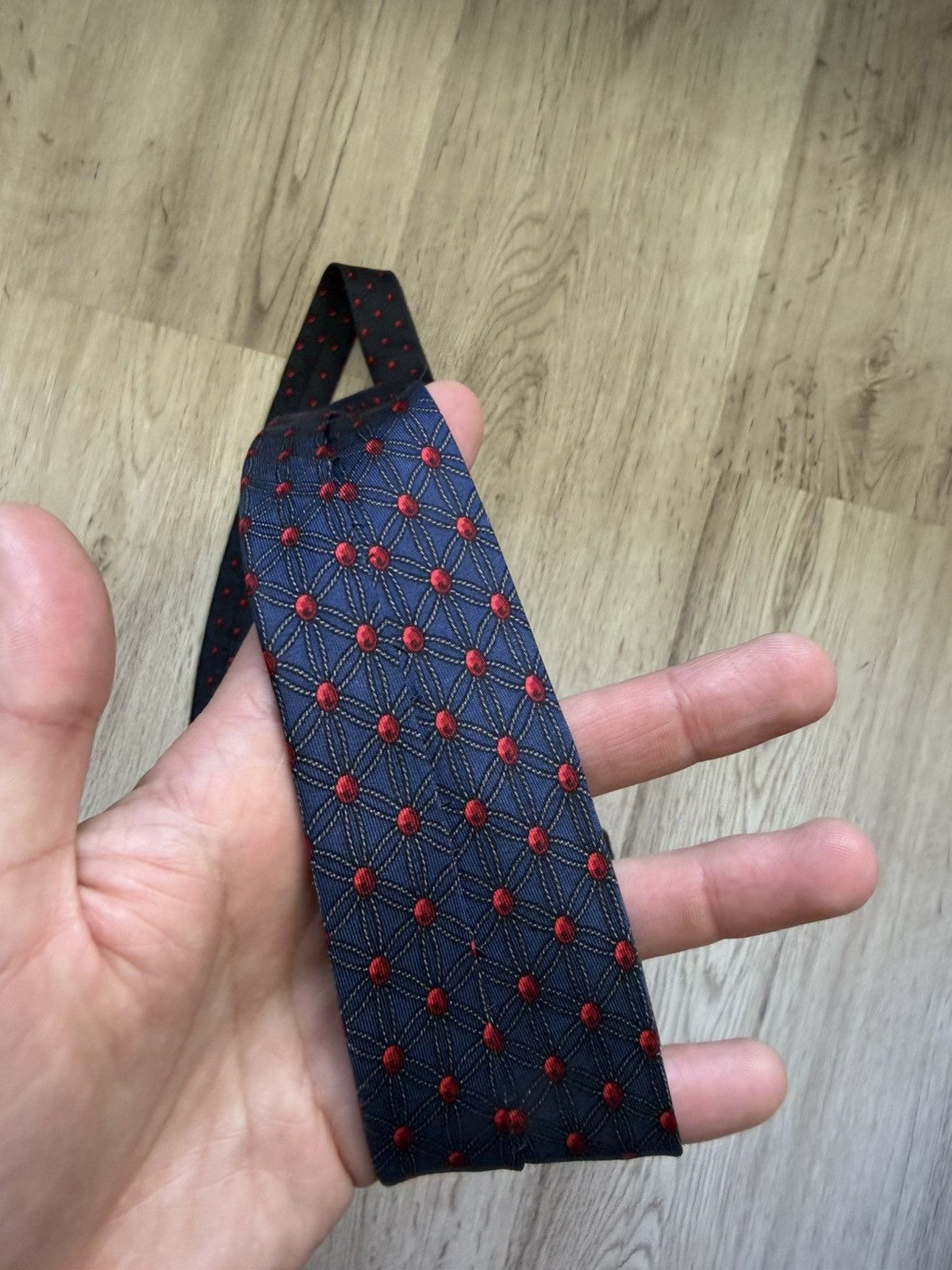 Hermes Hermes tie floral monogram silk Size ONE SIZE - 15 Thumbnail