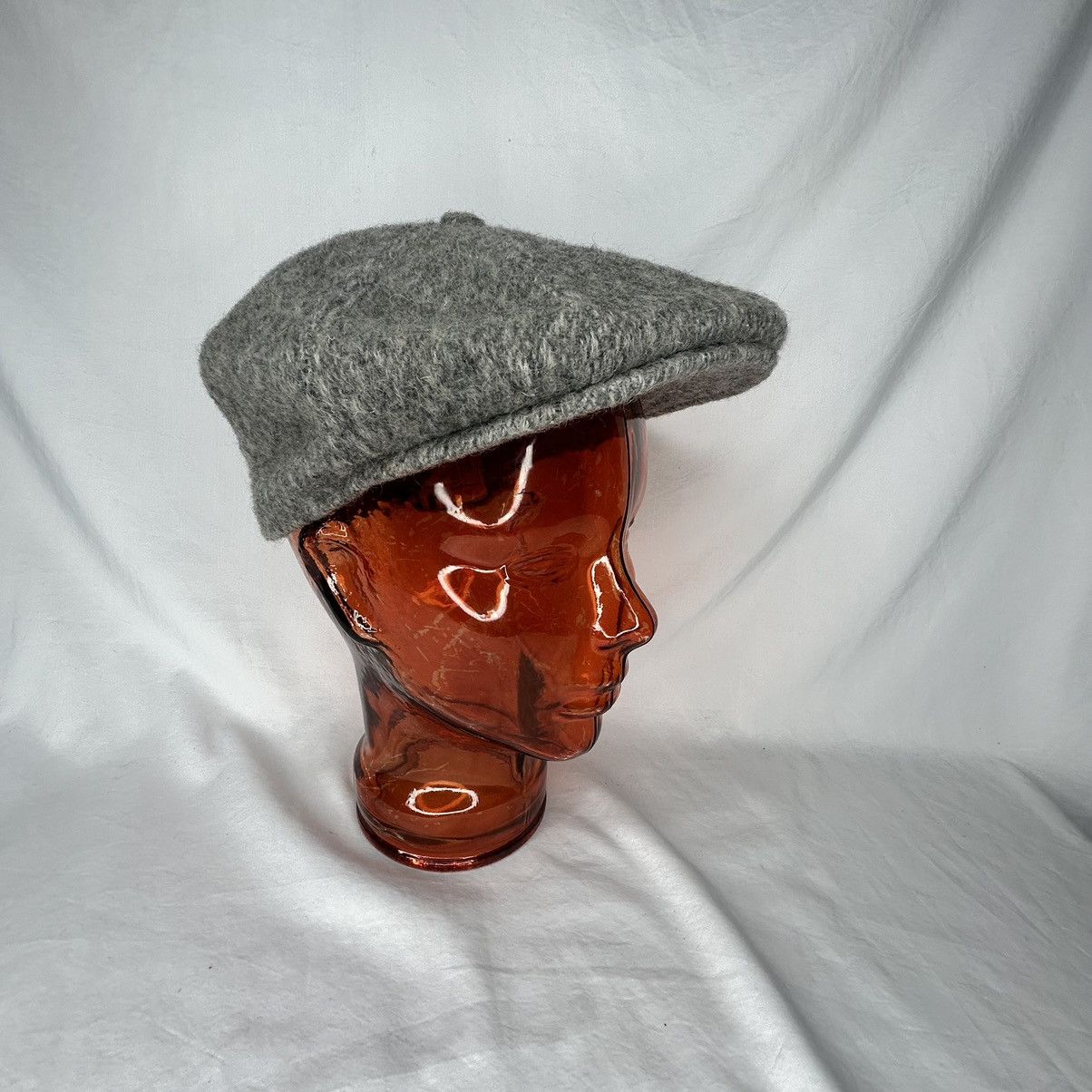Vintage Vtg 80’s Franklin Kenneth Wool Grey Flat Cap Hat Size ONE SIZE - 2 Thumbnail