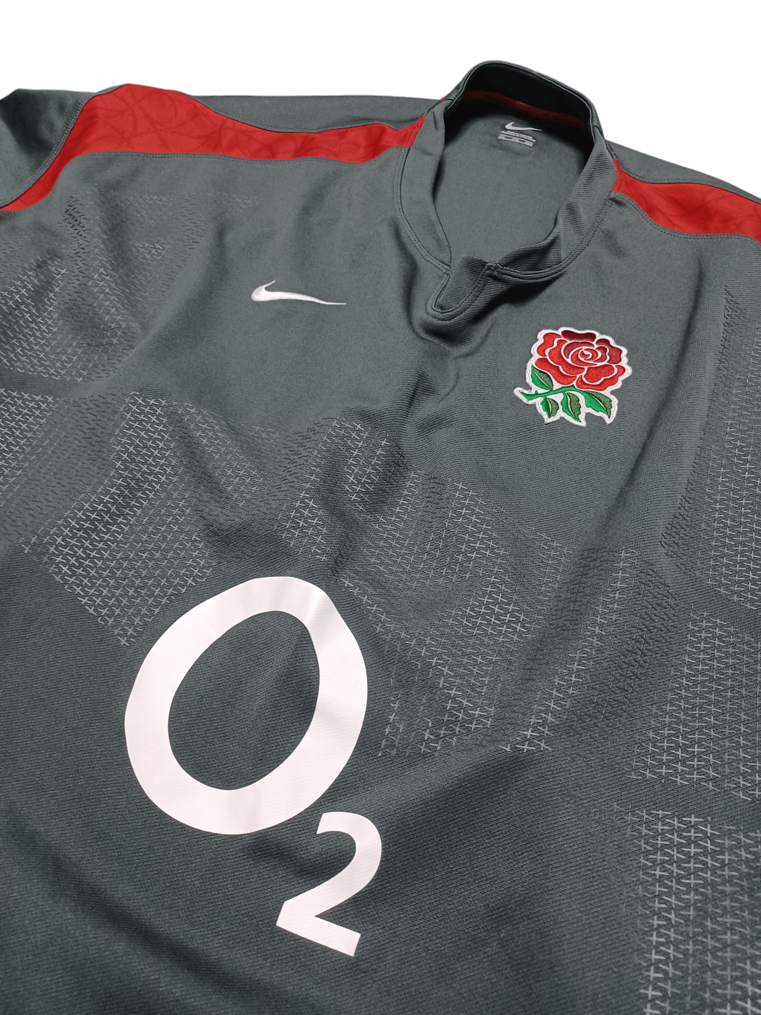 Nike NIKE 2010 VINTAGE ENGLAND RUGBY NATIONAL TEAM JERSEY Size US XXL / EU 58 / 5 - 3 Thumbnail