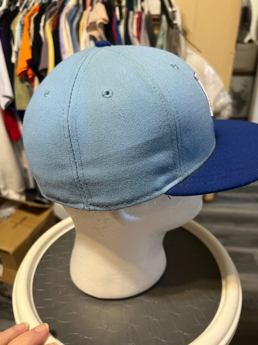 New Era Men's New Era Kansas City Royals Hat Light Blue Royal Blue Size 30 - 4 Thumbnail