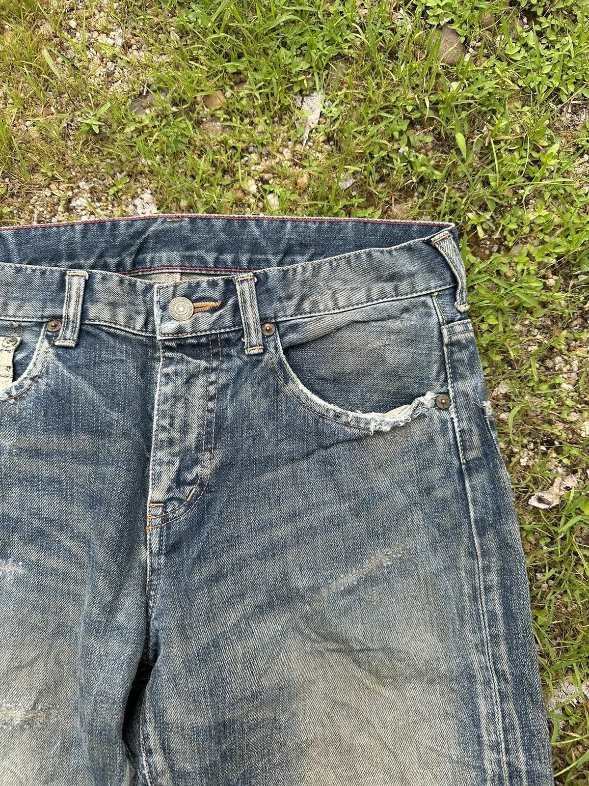 If Six Was Nine SOUL OF FREEDOM ‘’MADE IN HEAVEN’’ JEANS RIPPED DENIM PANTS Size US 31 - 7 Thumbnail